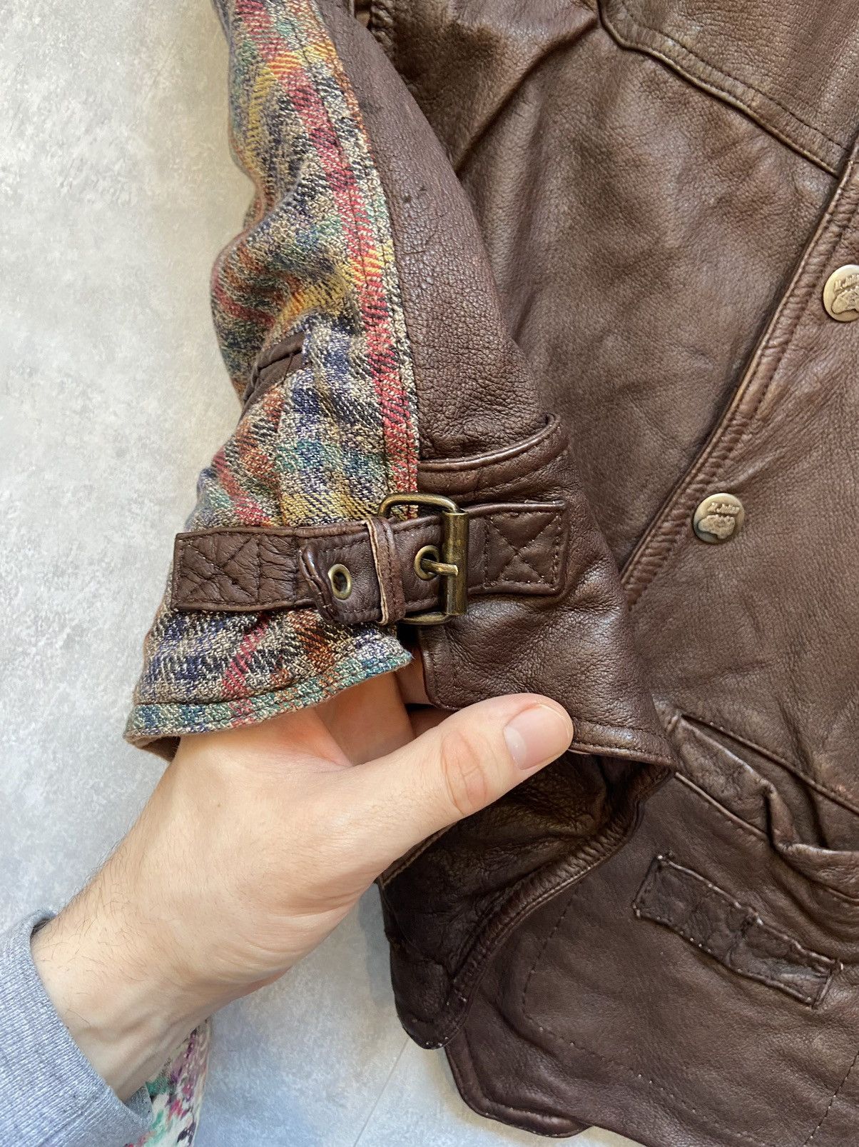 Genuine Leather × M. Julian × Vintage Vintage M.Julian Leather Vest Size US XL / EU 56 / 4 - 4 Thumbnail