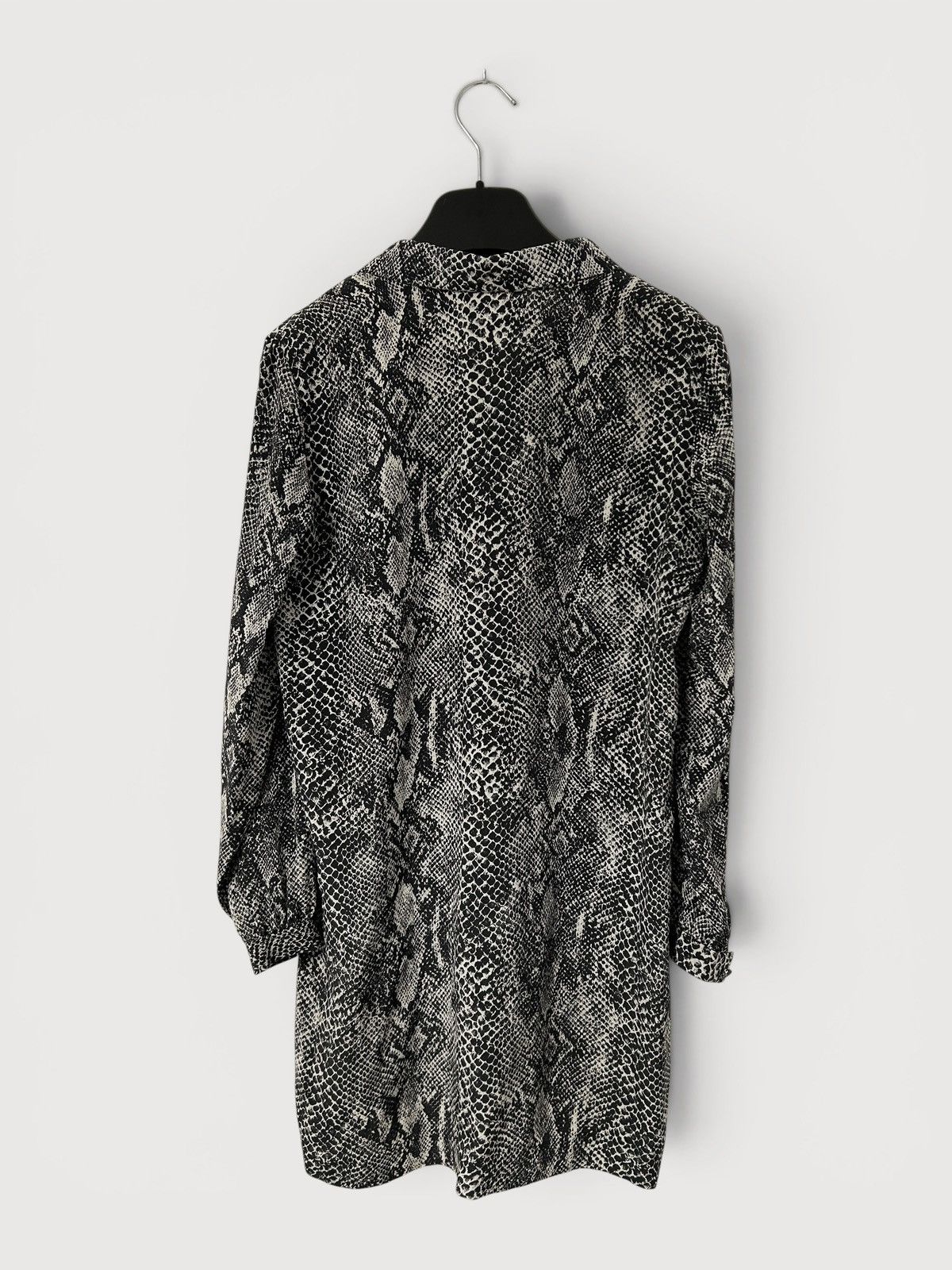 Saint Laurent Paris SS2013 Python Print Half Placket Silk Shirt Size US S / EU 44-46 / 1 - 2 Thumbnail