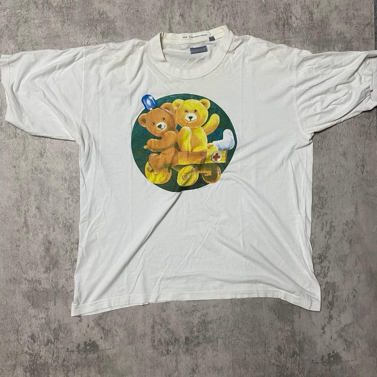 Other White vintage 90s Teddy Bear T-shirt Size US XL / EU 56 / 4 - 1 Thumbnail