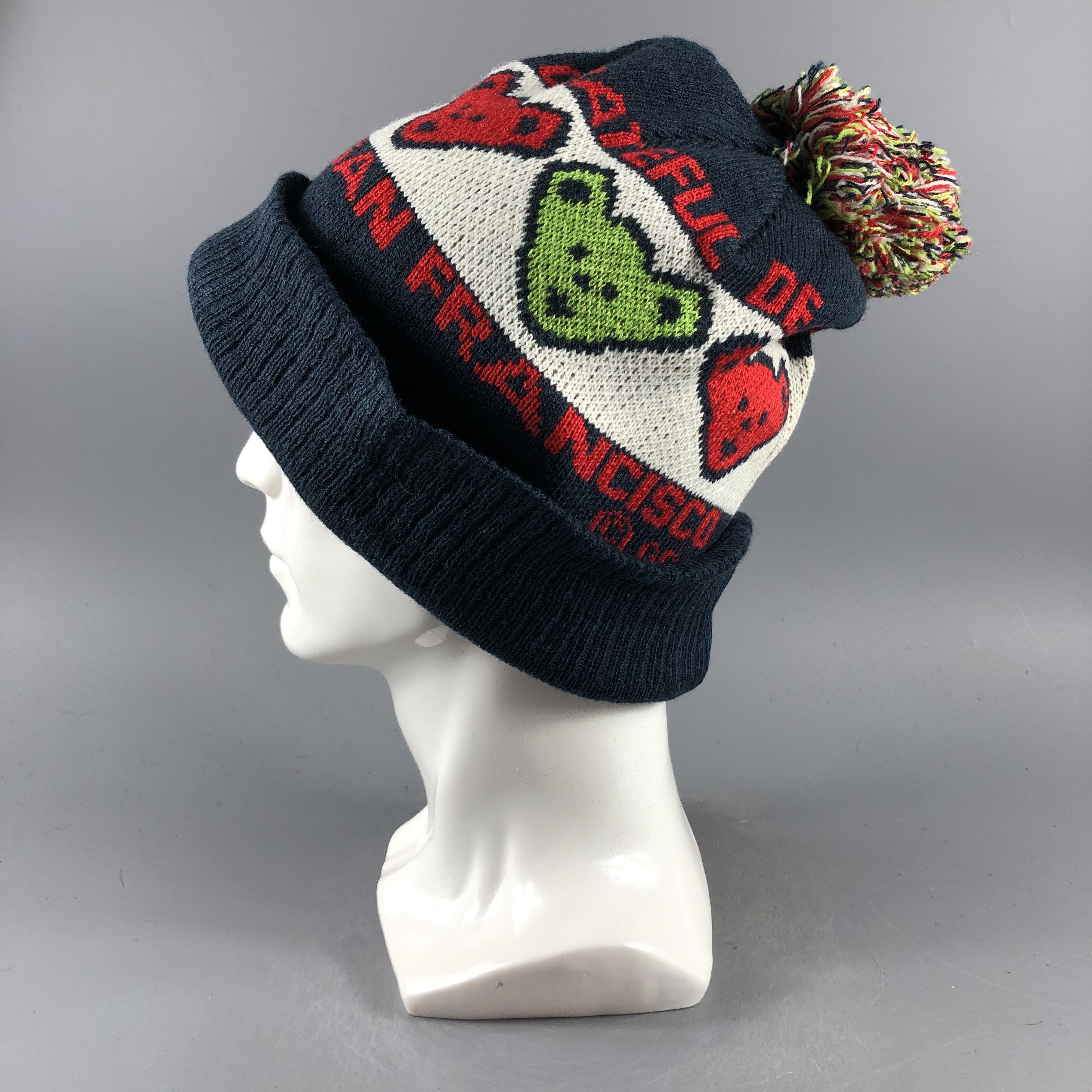 Band Tees × Grateful Dead Grateful Dead Bobble Beanie Snow Hat Snow Cap -D488 Size ONE SIZE - 1 Thumbnail