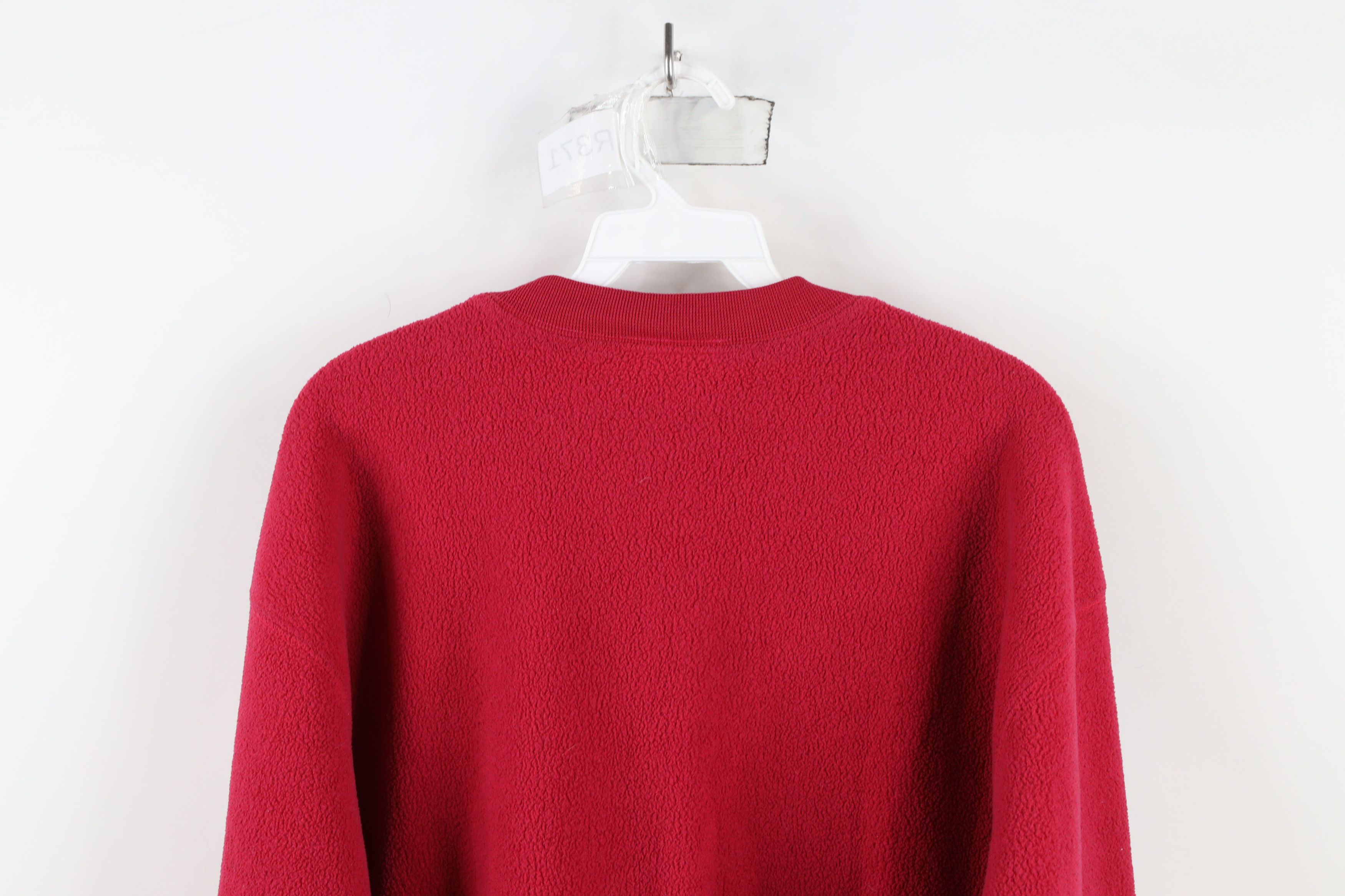 Vintage Vintage 90s Cotton Ginny Fleece Sweatshirt Pink USA Size XL / US 12-14 / IT 48-50 - 10 Thumbnail