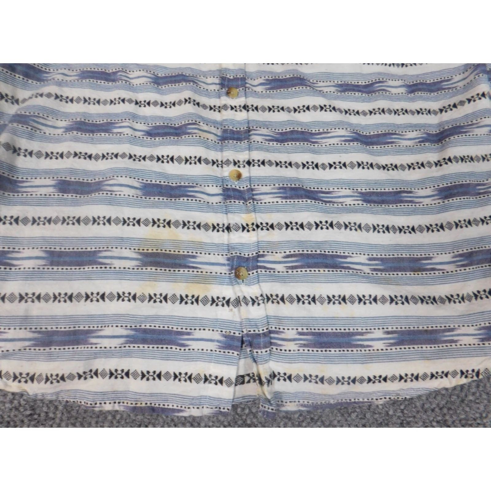 Vintage Decibel Shirt 2XL Blue Regular Button-Up, Long Sleeve, Casual, Classic, Mens Size US XXL / EU 58 / 5 - 4 Thumbnail