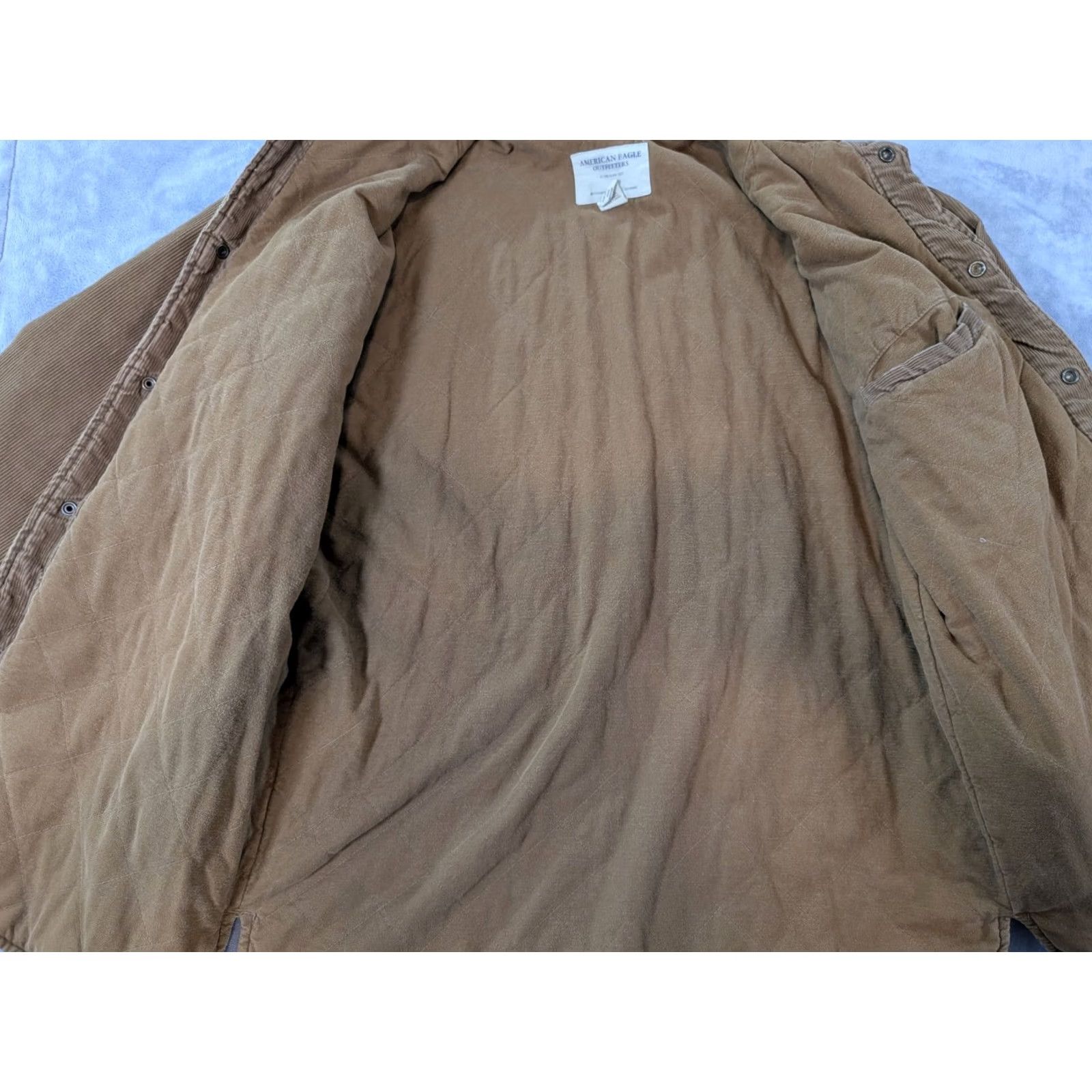 American Eagle Outfitters VINTAGE? American Eagle Outfitters Corduroy Quilted Lined Heavy Brown Coat Mens L Jacket/Coat Size US L / EU 52-54 / 3 - 5 Thumbnail