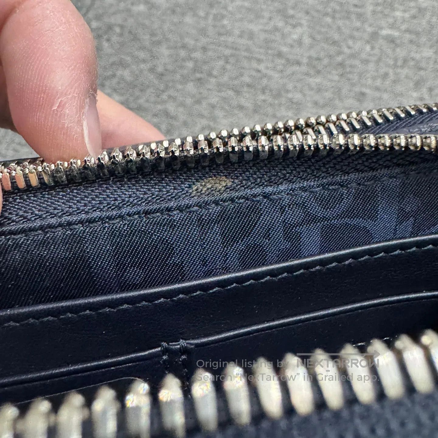 Dior Black Leather Zip. Size ONE SIZE - 8 Thumbnail