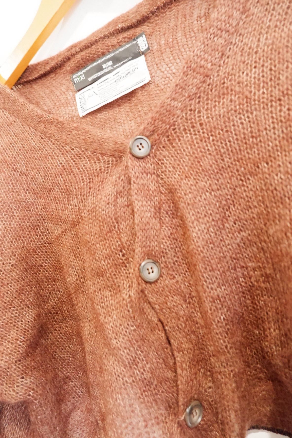 Japanese Brand Vtg Instic Inviciblearmuda Mohair Cropped Cardigan Size US M / EU 48-50 / 2 - 4 Thumbnail