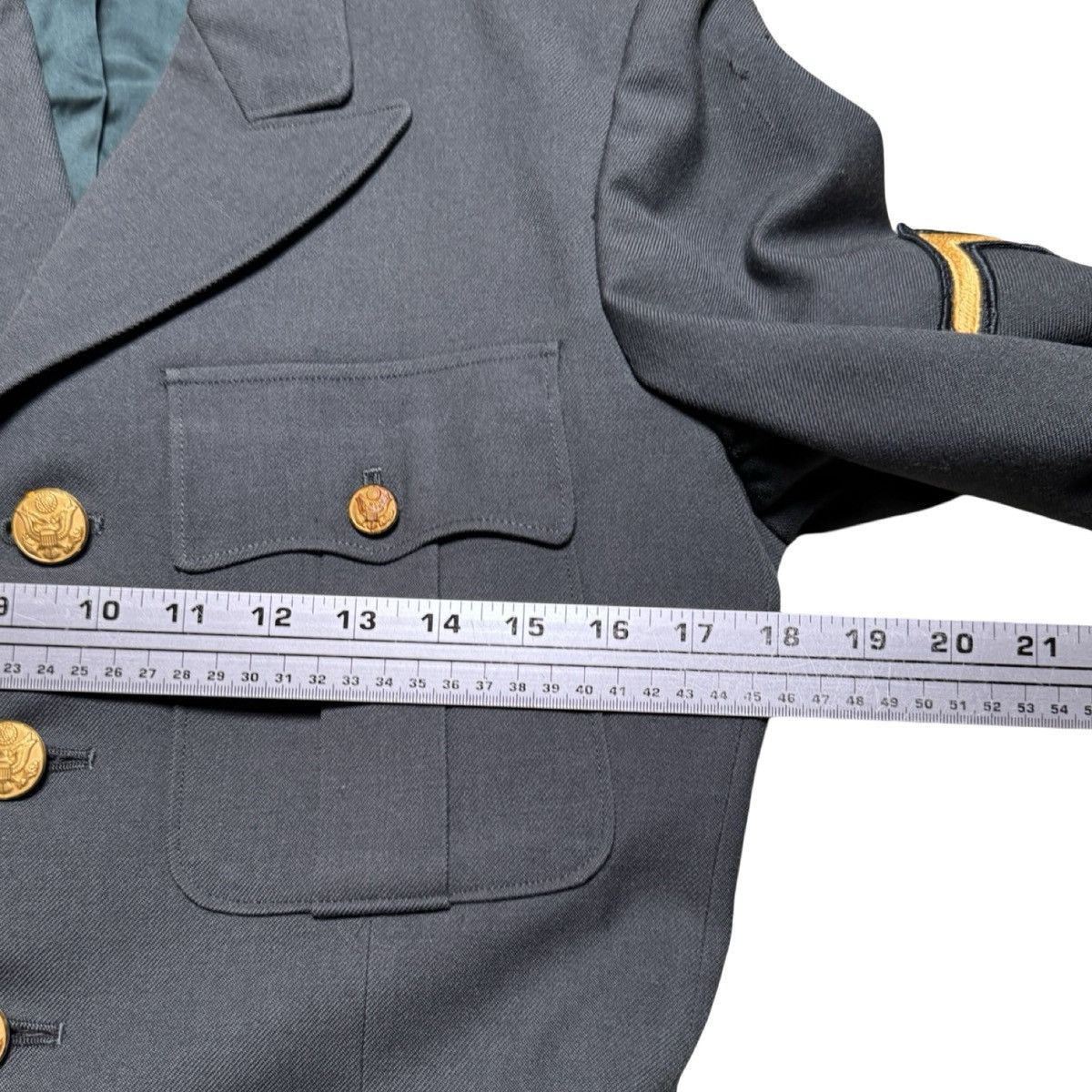Vintage VTG U.S. Army Dress Jacket 36L Vietnam Era Uniform Coat Size US L / EU 52-54 / 3 - 4 Thumbnail