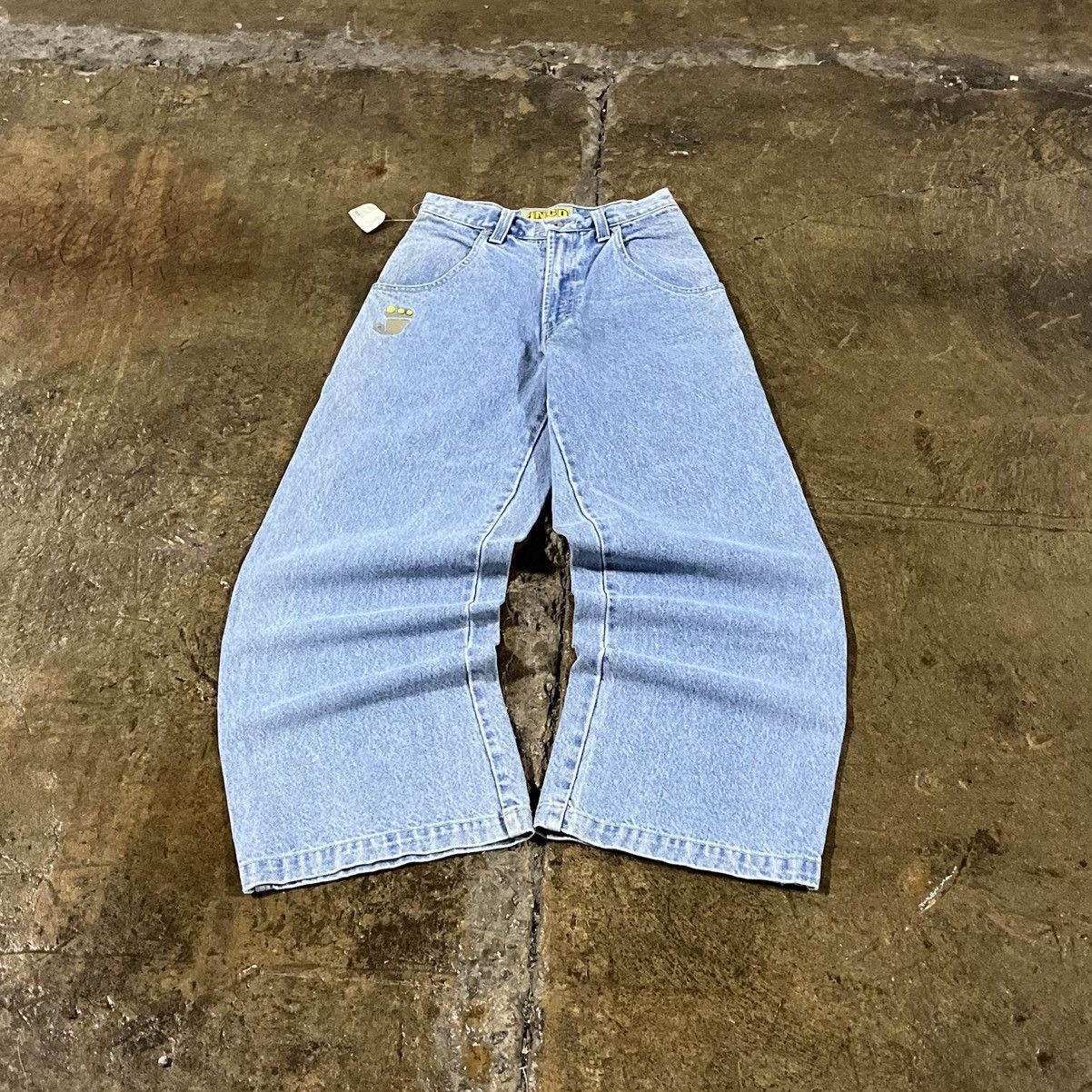 JNCO × Vintage CRAZY VINTAGE JNCO JEANS BAGGY WIDE LEG GRUNGE SKATER NWT Size US 26 / EU 42 - 2 Thumbnail