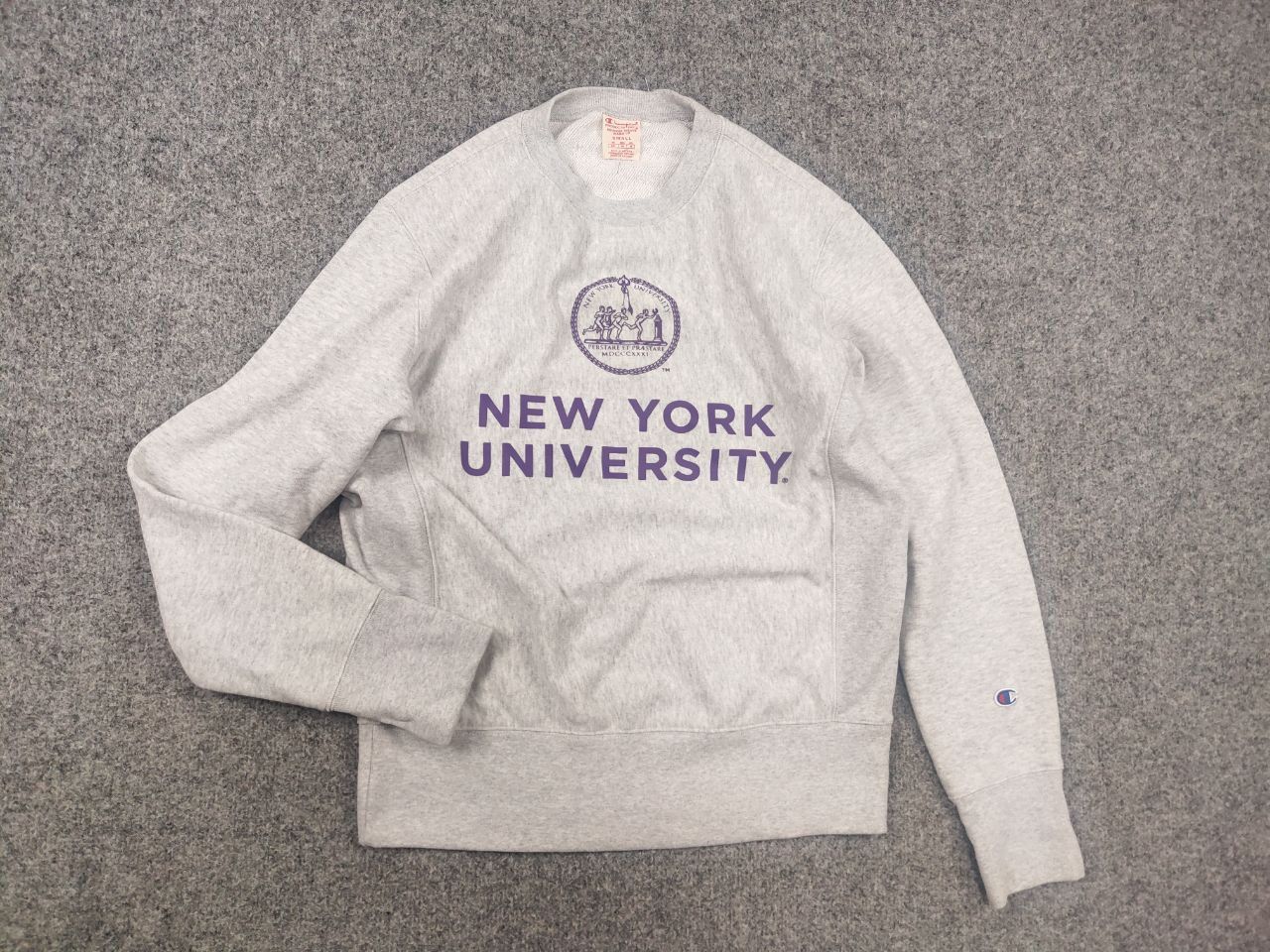 Champion Vintage Champion Reverse Wear New York University Sweatshirt Size US S / EU 44-46 / 1 - 4 Thumbnail