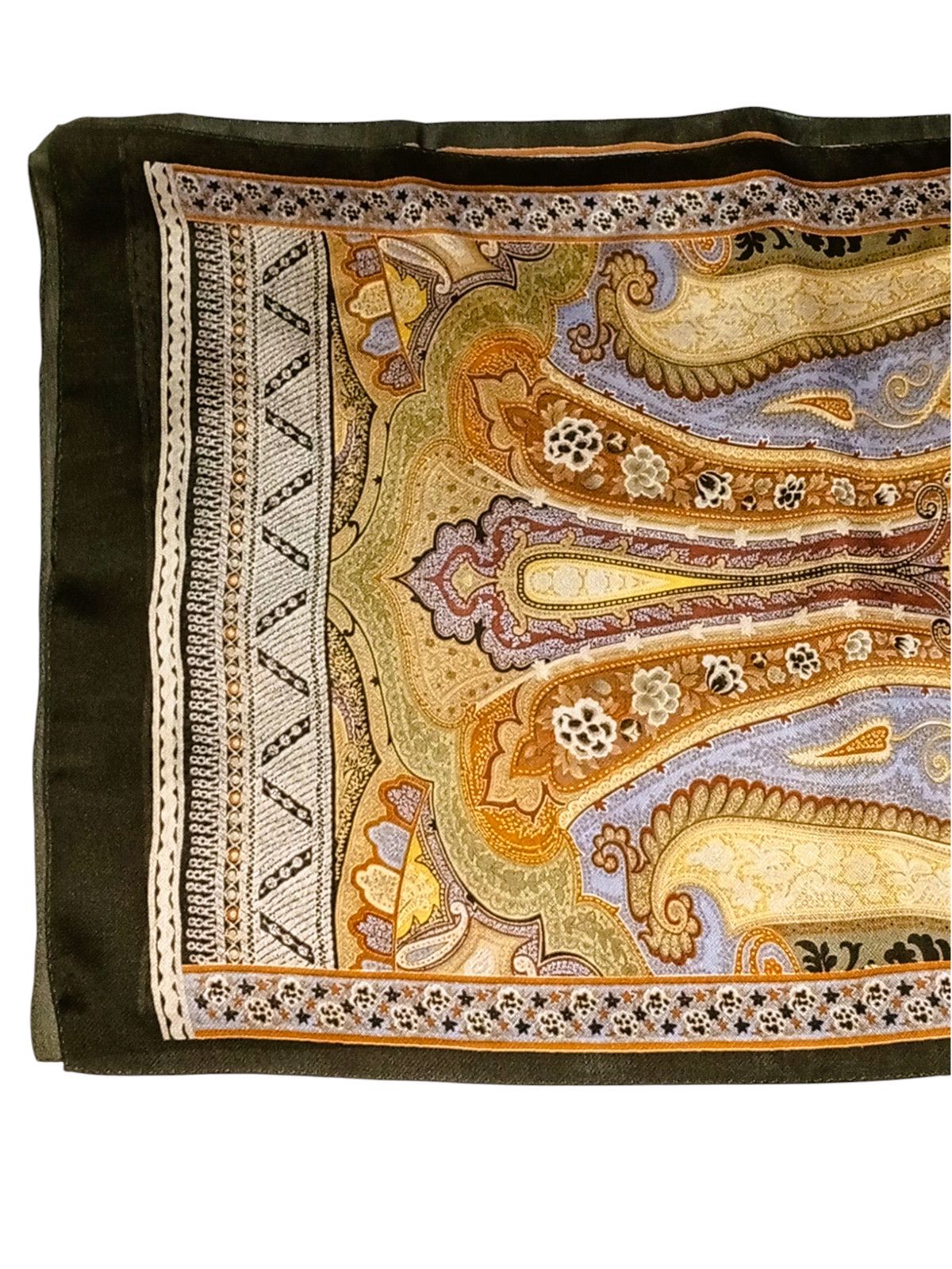 Other RICCINI Paisley Geometric Paisley Floral Silk Scarf Shawl Size ONE SIZE - 6 Thumbnail