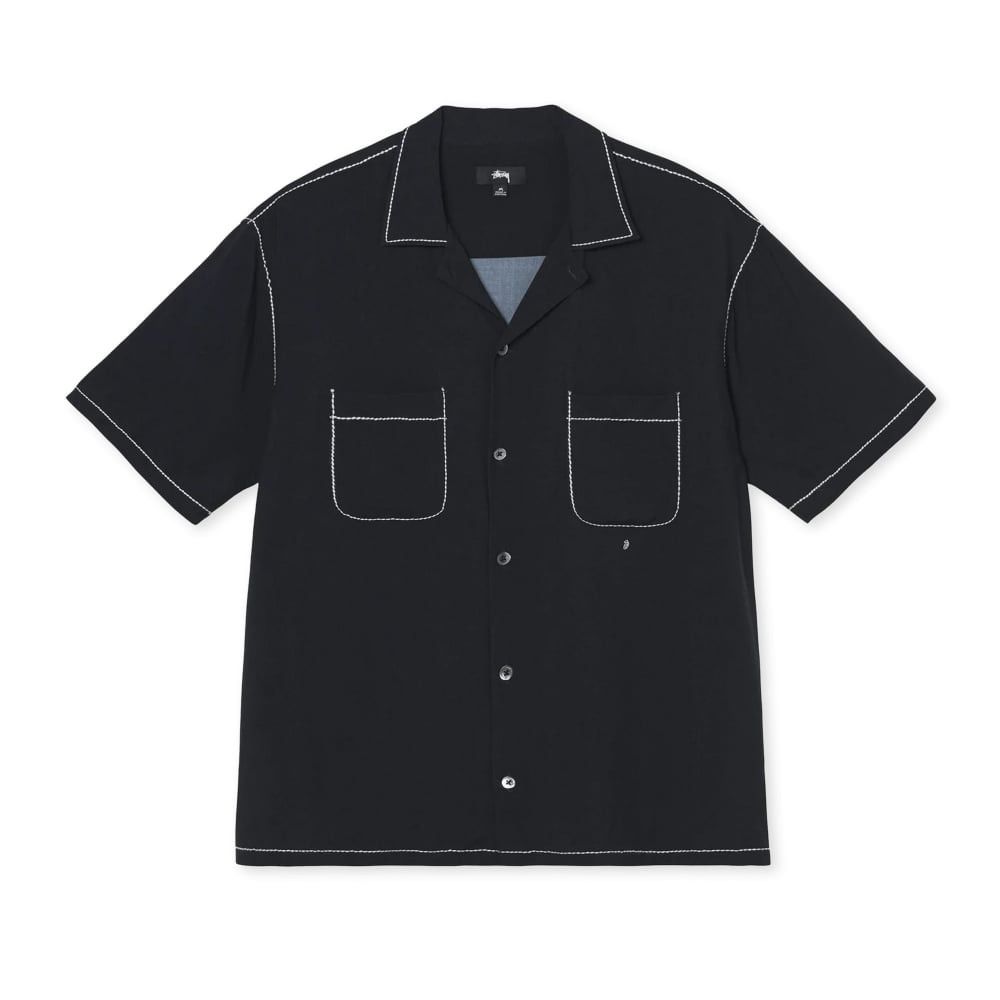 Stussy Stussy Contrast Pick Stitched Short Sleeve Shirt Size US S / EU 44-46 / 1 - 1 Thumbnail