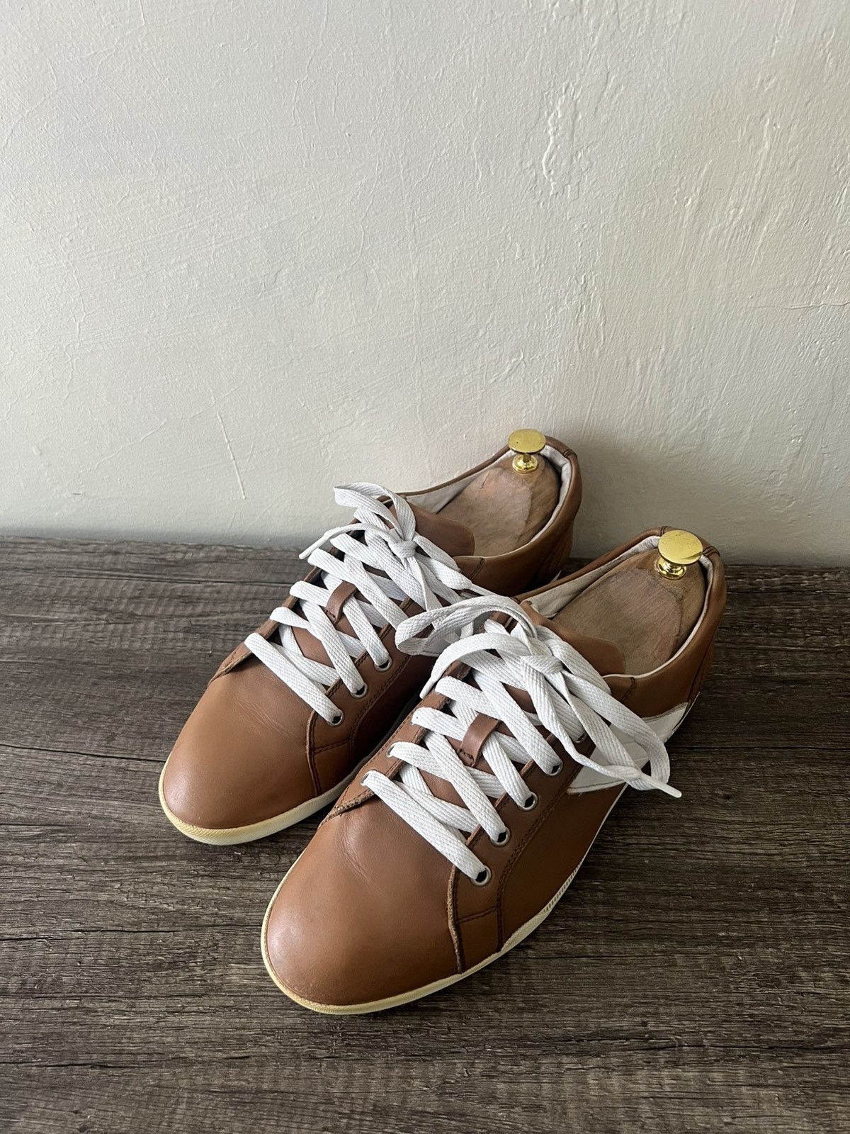 Dior DIOR B01 INSPIRED LOW-TOPS IN TAN/WHITE 🤎 Size US 8 / EU 41 - 1 Thumbnail