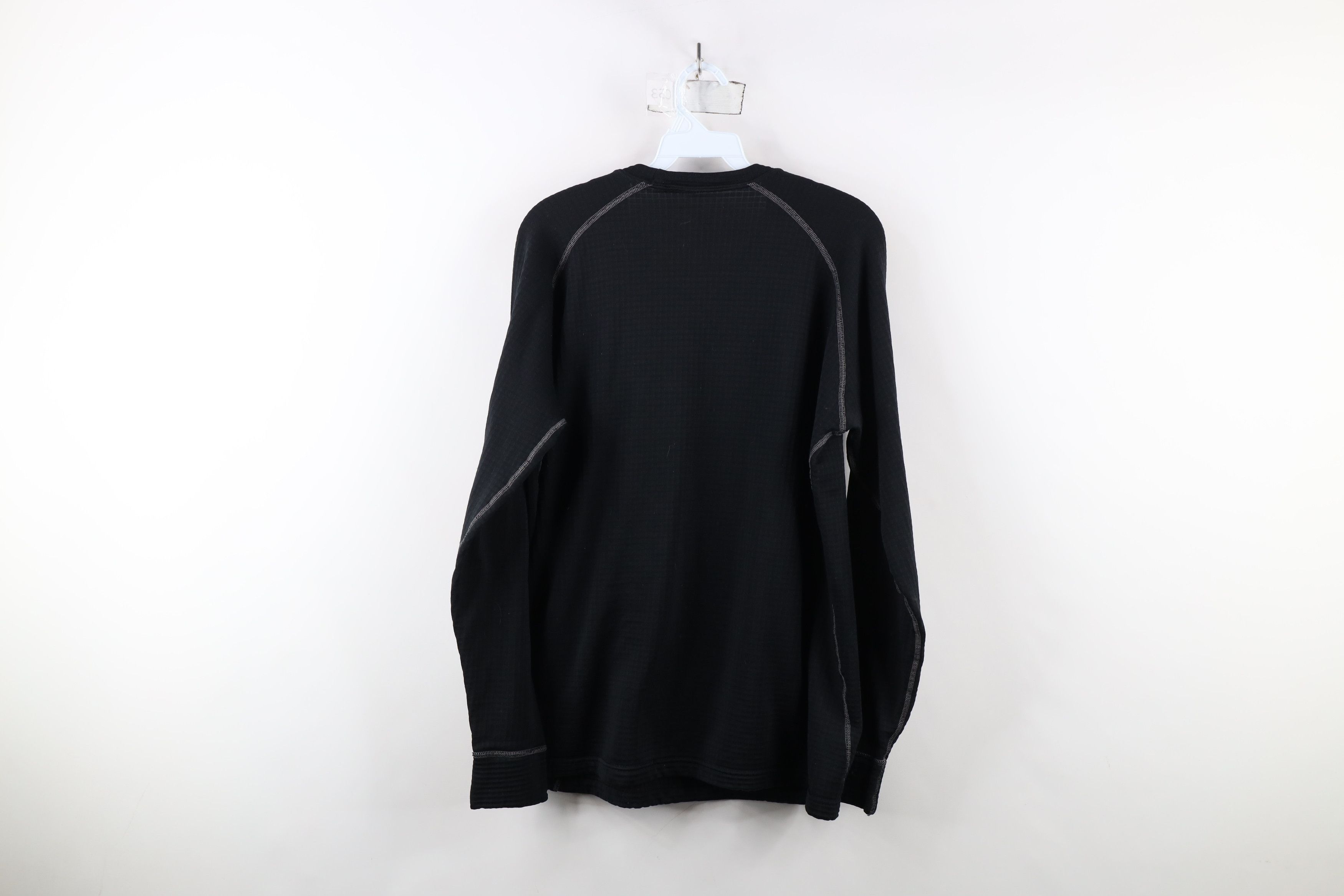 Cabelas × Vintage Vintage Cabelas Thermal Fleece Lined Sweatshirt Black Size US L / EU 52-54 / 3 - 11 Thumbnail