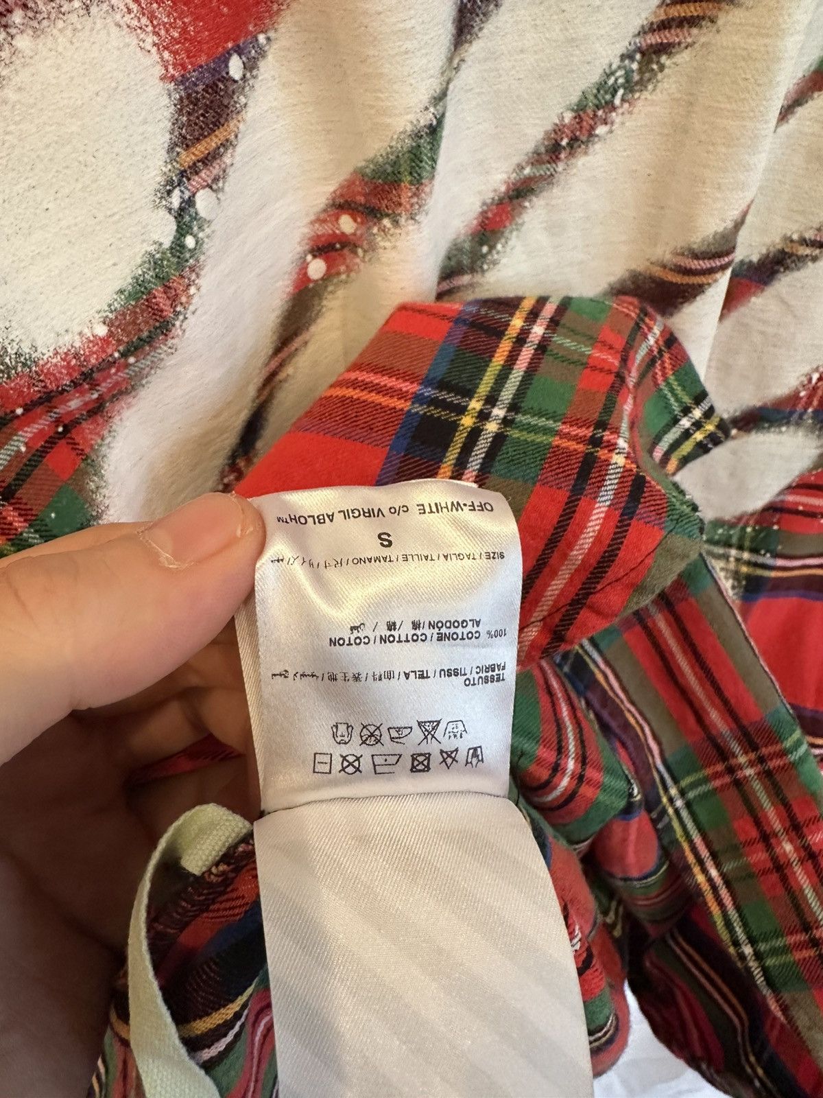 Off-White Off-White Plaid Shirt Size US S / EU 44-46 / 1 - 8 Thumbnail