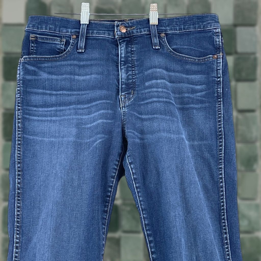 Madewell Madewell Jeans Womens Regular 31 Blue Denim 10" High-Rise Skinny Jeans Casual Size 24" / US 00 / IT 34 - 1 Thumbnail
