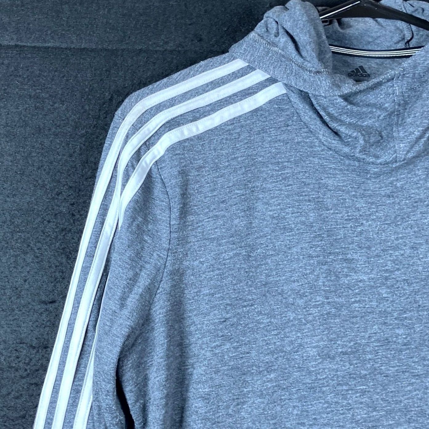 Adidas Adidas Womens Sweatshirt Gray Climalite Hooded Cowl Neck Pullover Stretch Large Size L / US 10 / IT 46 - 4 Thumbnail