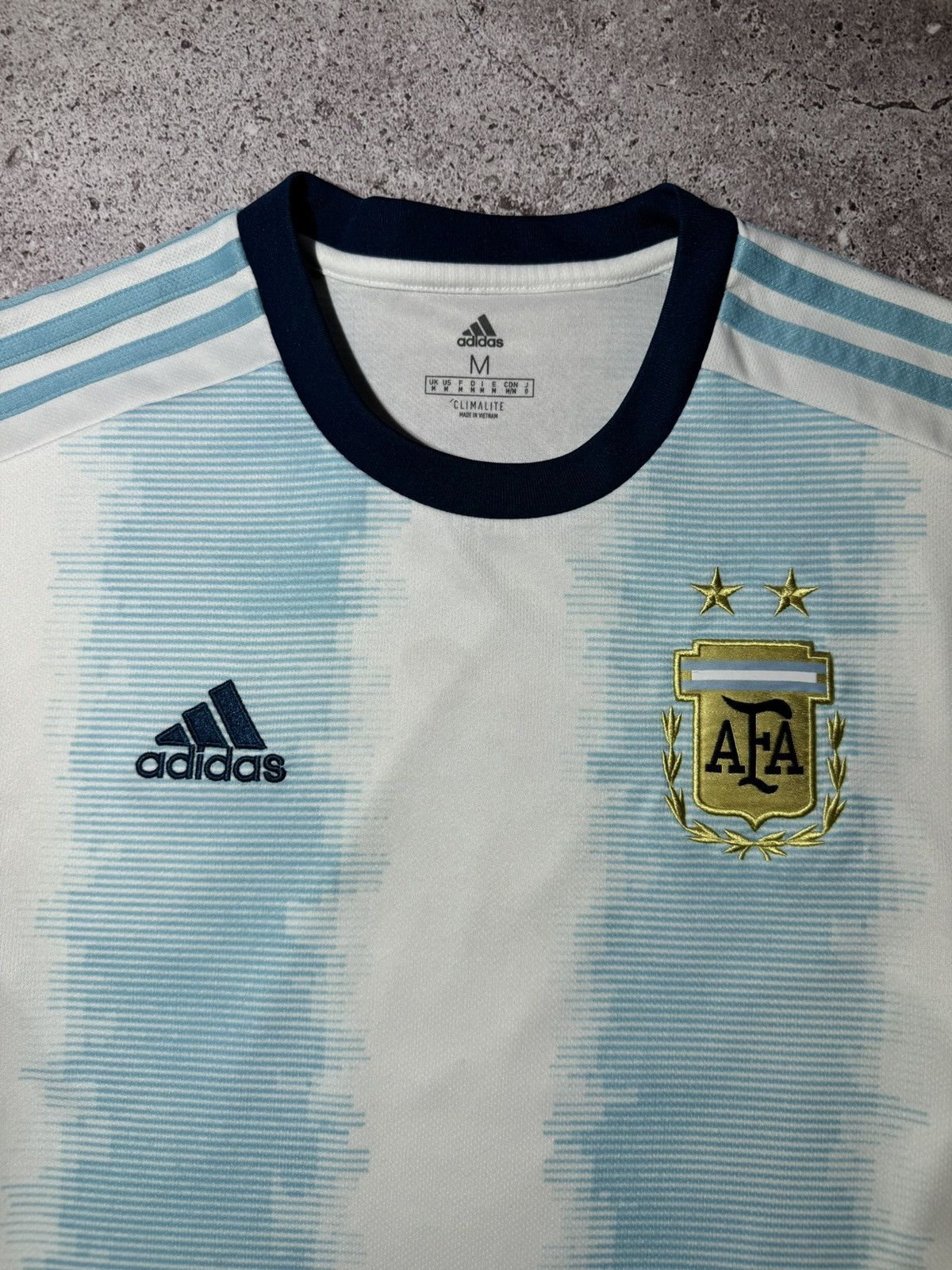 Adidas × Vintage Adidas Argentina Home Football Shirt Soccer Jersey Size US M / EU 48-50 / 2 - 3 Thumbnail