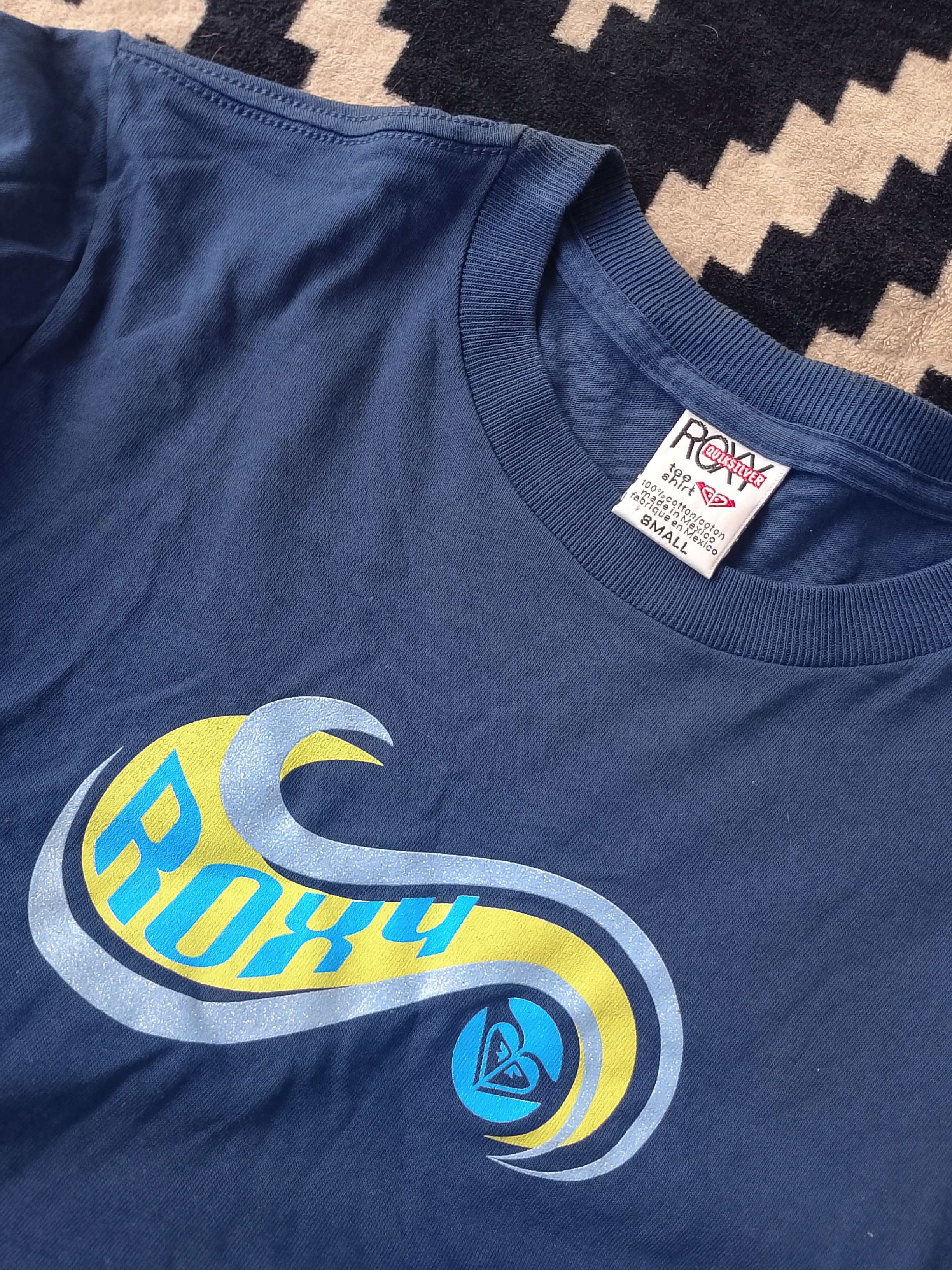 Quiksilver 💥 Vintage Surfwear Roxy Quiksilver Long Sleeve T-shirt Size US S / EU 44-46 / 1 - 4 Thumbnail