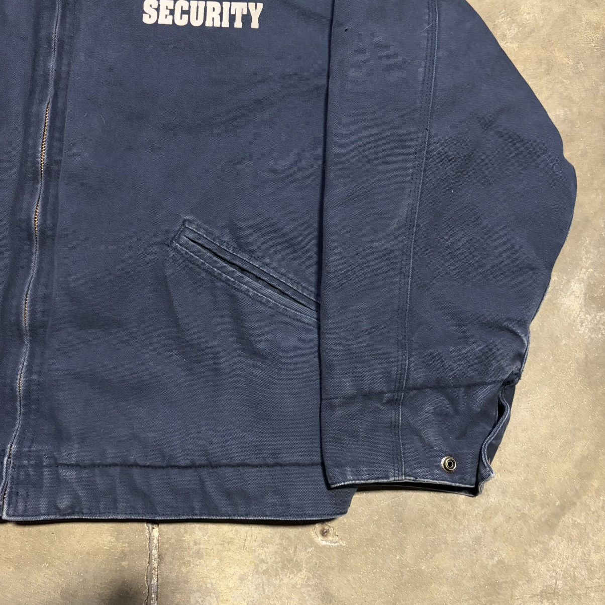 Carhartt Vintage Security Detroit Jacket Work Canvas Boxy Carhartt Size US XXL / EU 58 / 5 - 3 Thumbnail