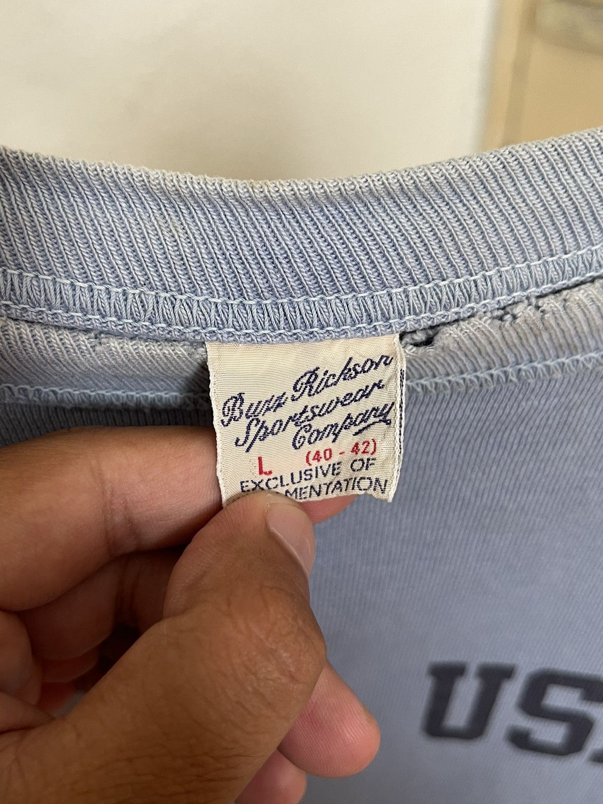 Buzz Rickson's Vintage Faded Buzz Rickson’s USAF Sweatshirt Size US L / EU 52-54 / 3 - 7 Thumbnail