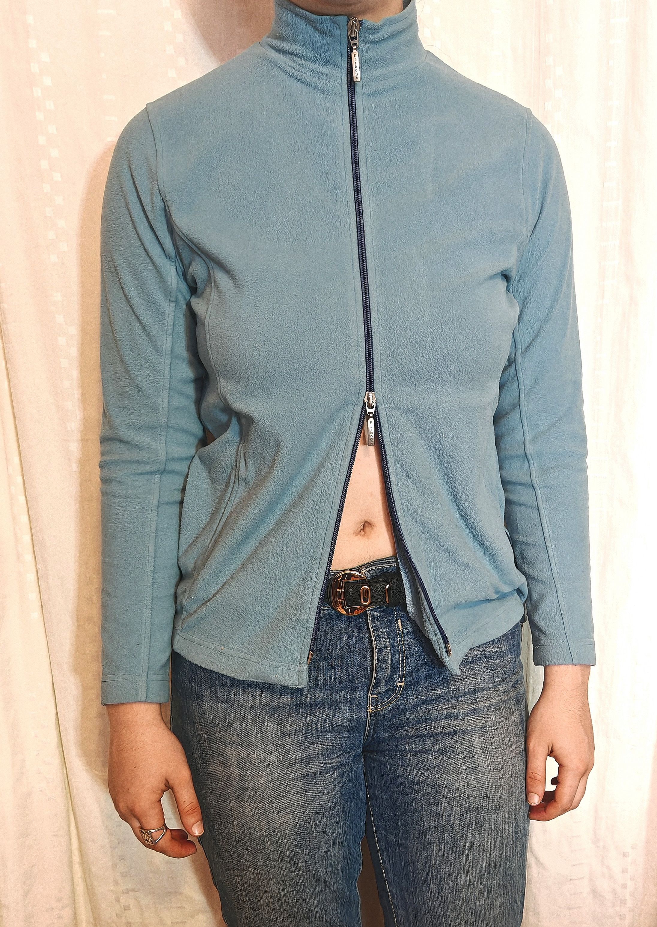 Barbour Barbour Baby Blue Zip-up Fleece Jacket with Pockets Preppy Size M / US 6-8 / IT 42-44 - 1 Thumbnail