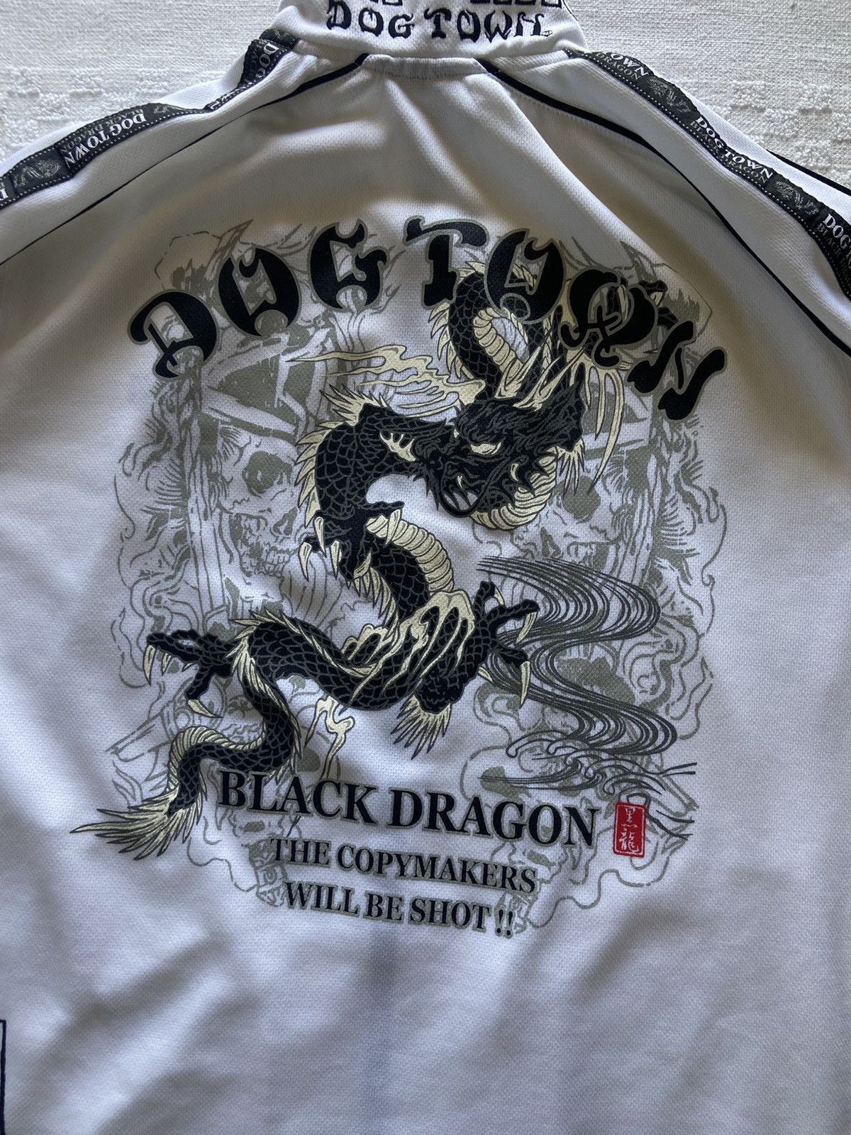 Dogtown Dog Town Black Dragon S/S Track Jacket With Backhit. Size US XL / EU 56 / 4 - 10 Thumbnail