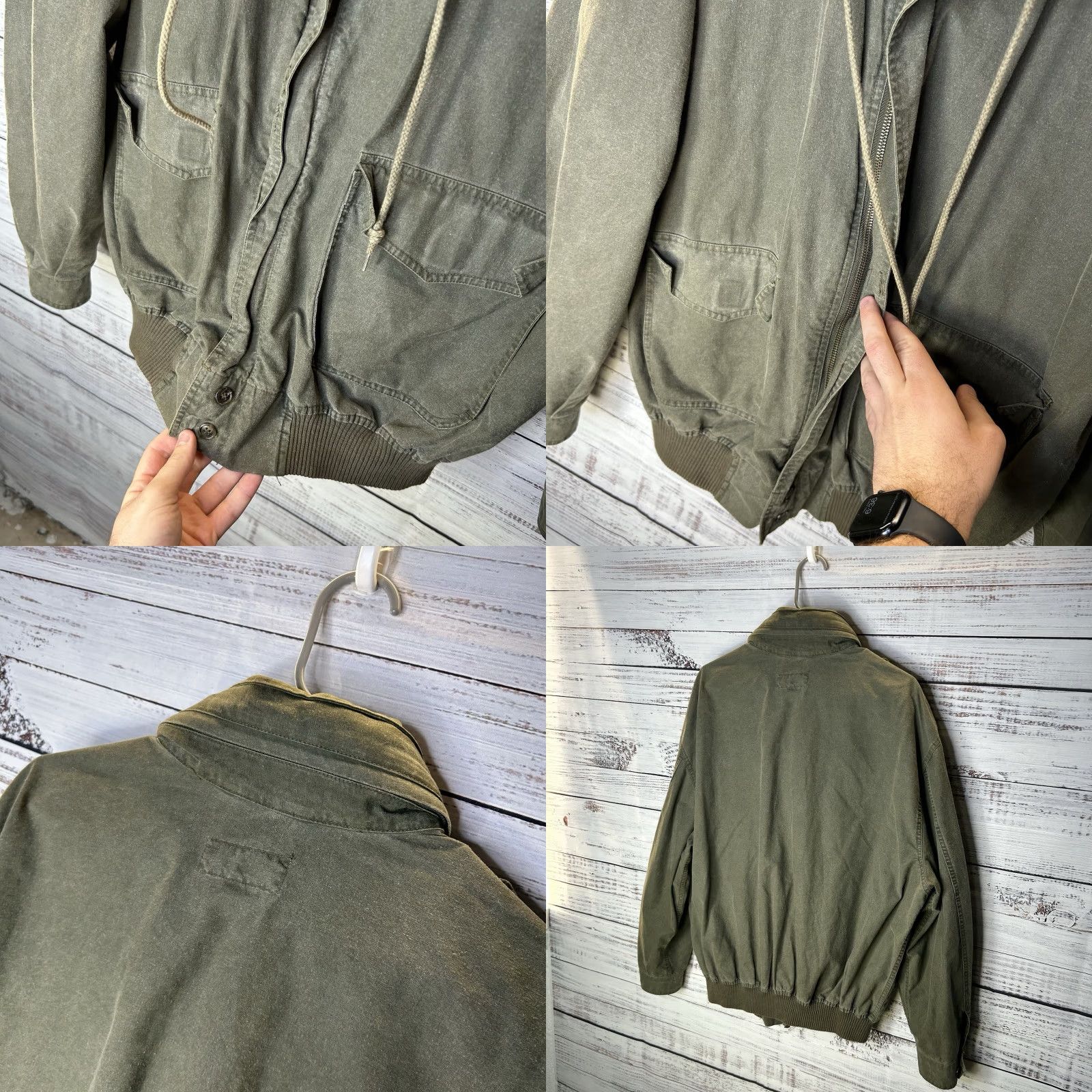 Banana Republic VINTAGE Banana Republic Safari & Travel Jacket Utility Hunting Green Mens Medium Jacket Size US M / EU 48-50 / 2 - 8 Thumbnail