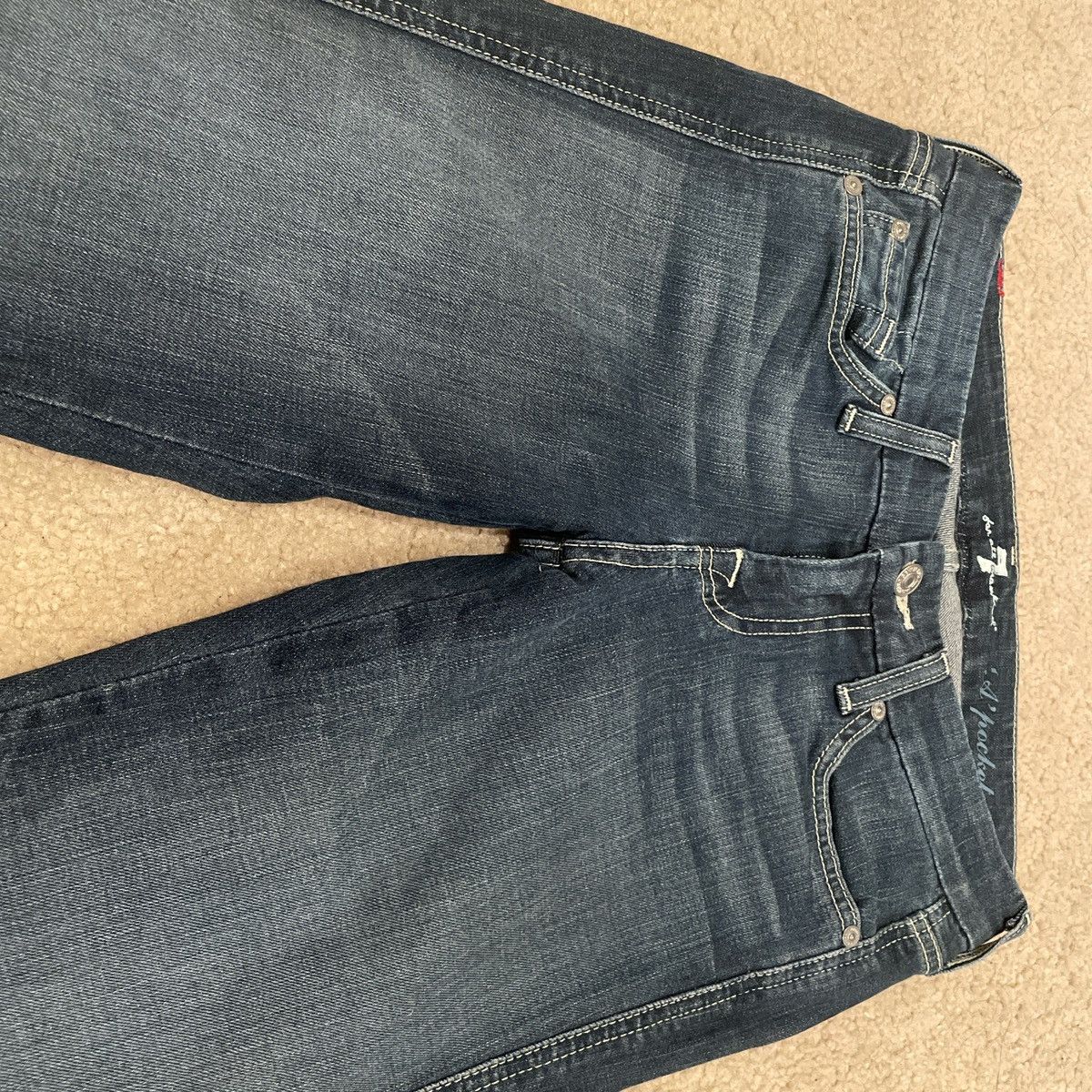 7 For All Mankind Luxe Vintage Bootcut Jeans Size 26" / US 2 / IT 38 - 4 Thumbnail