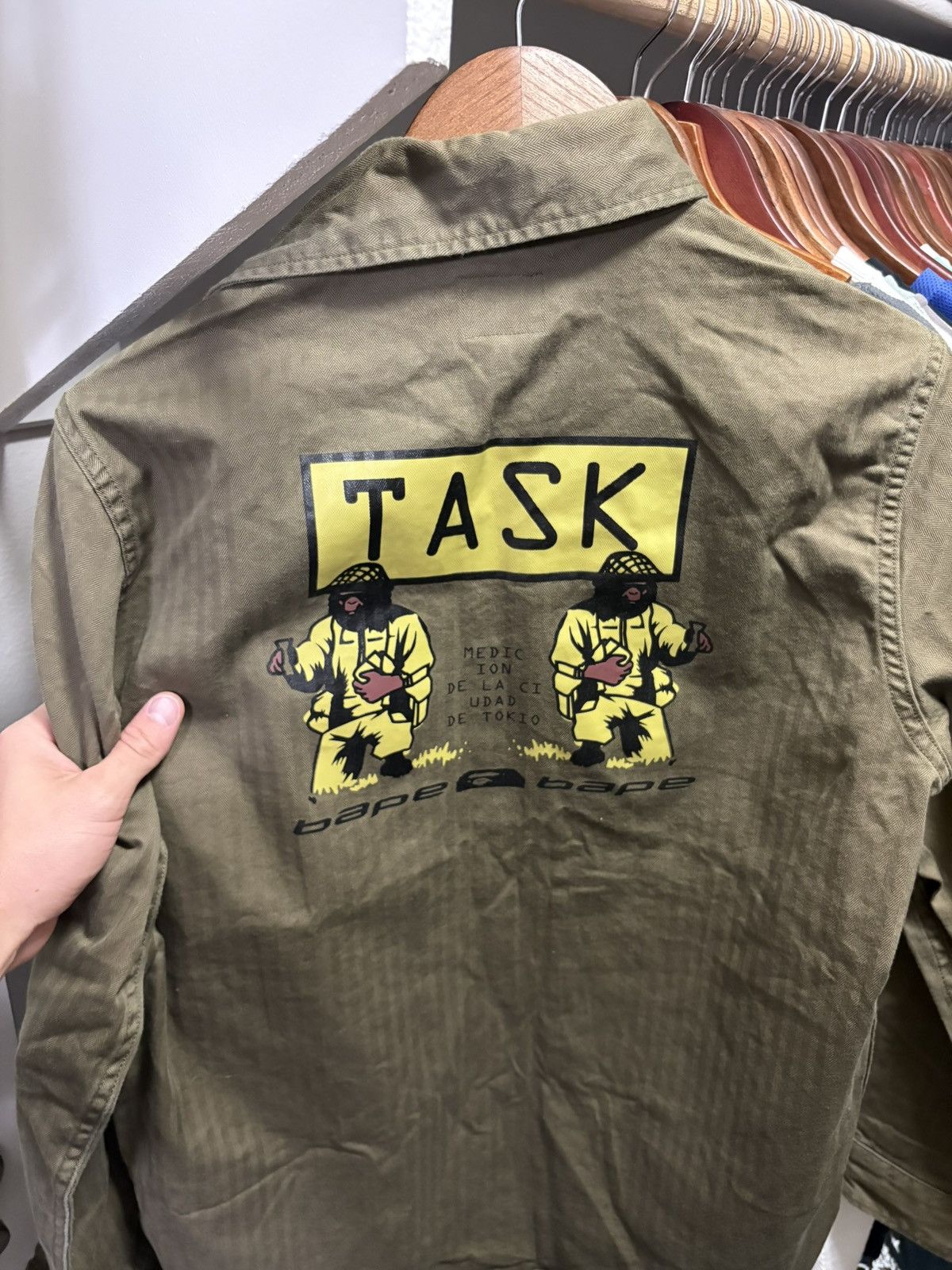 Bape (Bape) Task button up with zippers (rare) Size US L / EU 52-54 / 3 - 1 Thumbnail