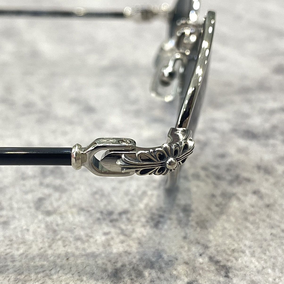 Chrome Hearts CHROME HEARTS DIAMOND DOG Shiny Silver/Black Size ONE SIZE - 5 Thumbnail