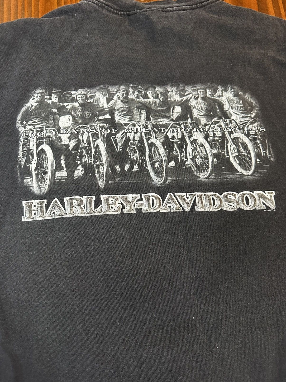 Harley Davidson Vintage Harley-Davidson 100 Yr 2003 Graphic Tee XXL Size US XXL / EU 58 / 5 - 5 Thumbnail
