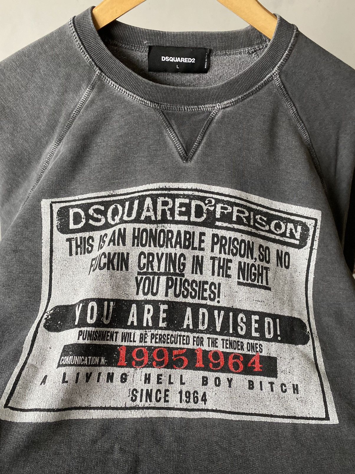 Dsquared2 Dsquared2 Prison Sweatshirt Size US L / EU 52-54 / 3 - 2 Thumbnail