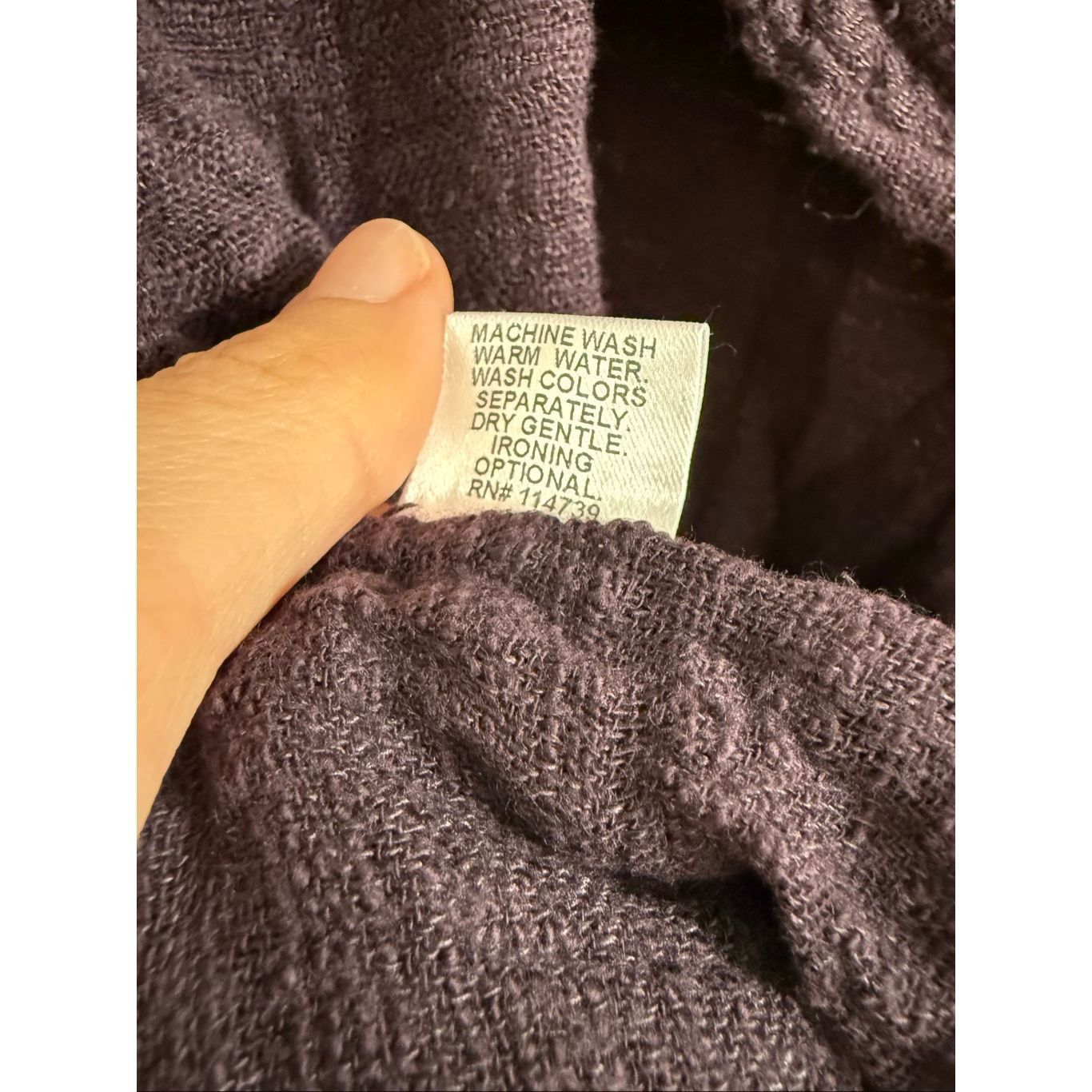 FLAX Flax NWOT relaxed fit linen cotton top tunic purple size med Size M / US 6-8 / IT 42-44 - 6 Thumbnail