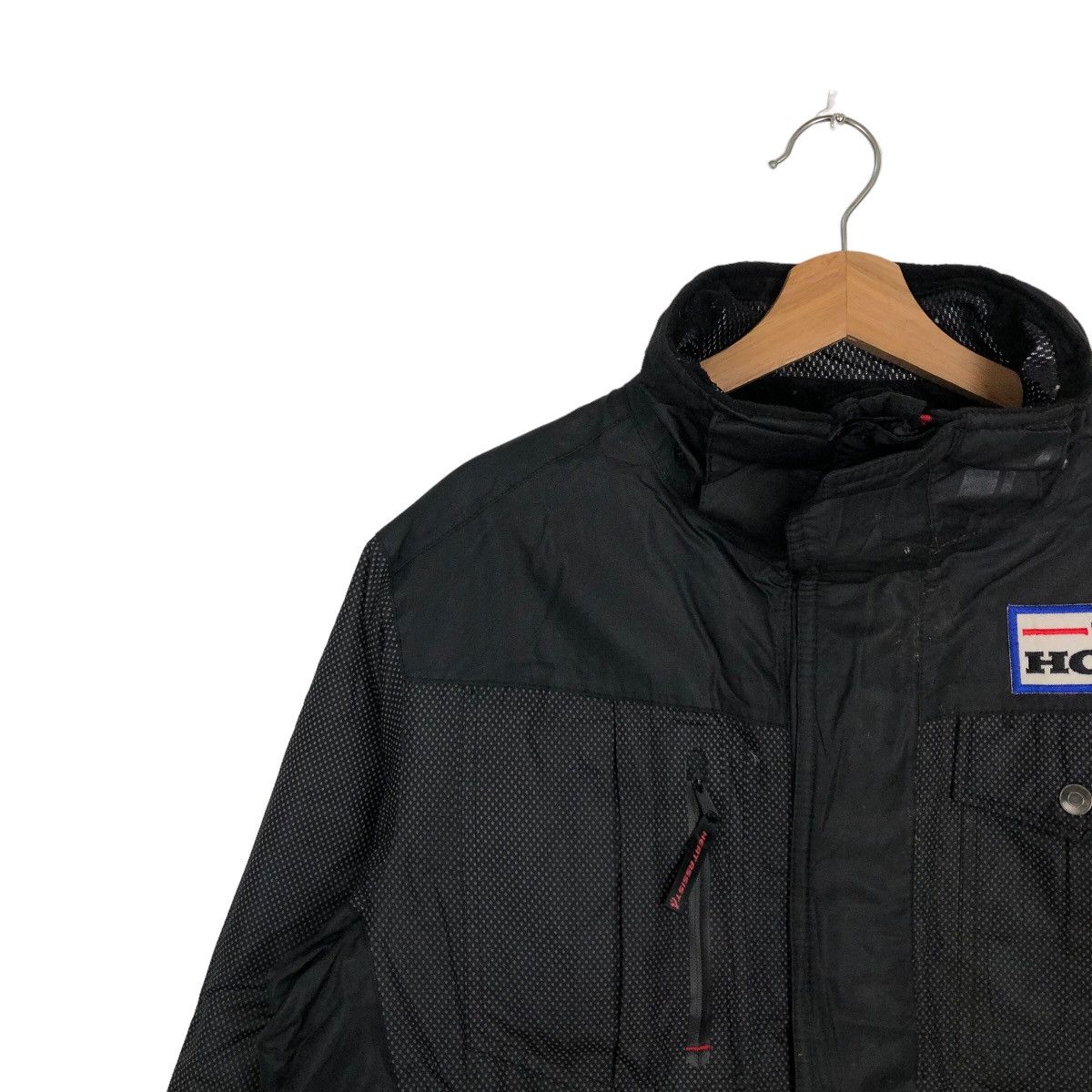Honda 🔥RARE HONDA BOMBER JACKET SPELL OUT BIG LOGO RACING SPORTS Size US L / EU 52-54 / 3 - 6 Thumbnail