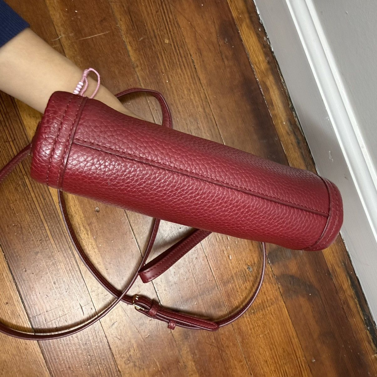 Coach Coach Pebbled Leather Convertible Crossbody - Burgundy Size ONE SIZE - 5 Thumbnail
