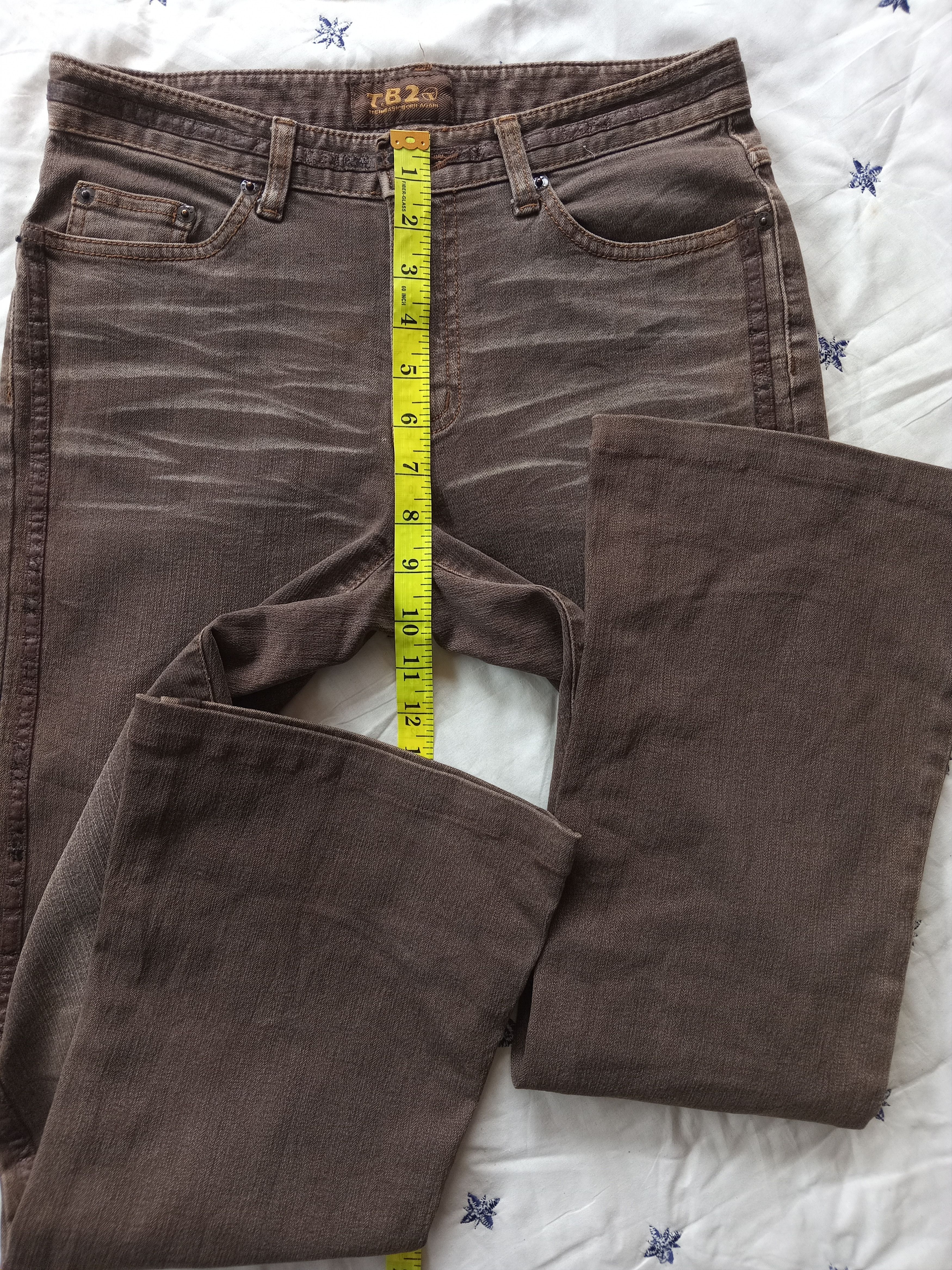 Japanese Brand Japanese Brand Distressed Flare Denim Jeans Size US 28 / EU 44 - 4 Thumbnail