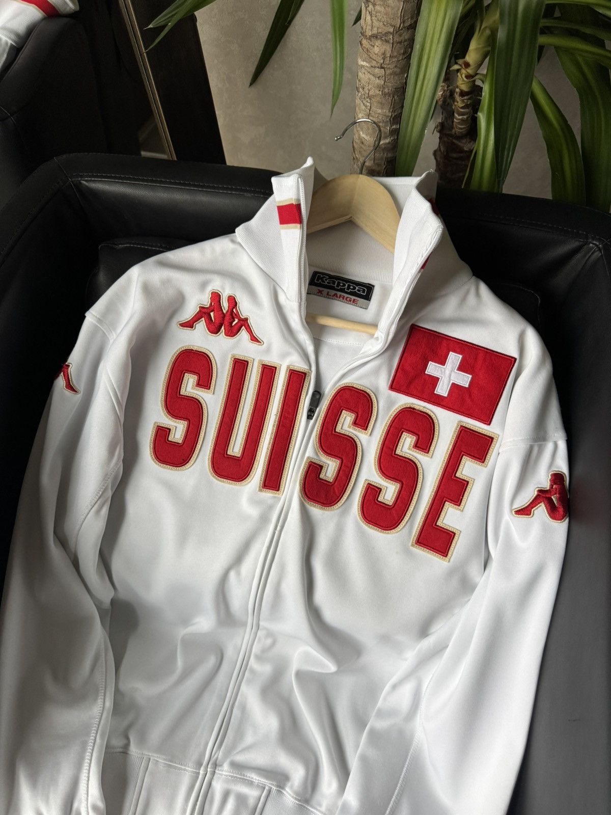 Kappa Kappa Suisse Vintage Drill Y2K Blockcore Zip Track Jacket Size US XL / EU 56 / 4 - 3 Thumbnail