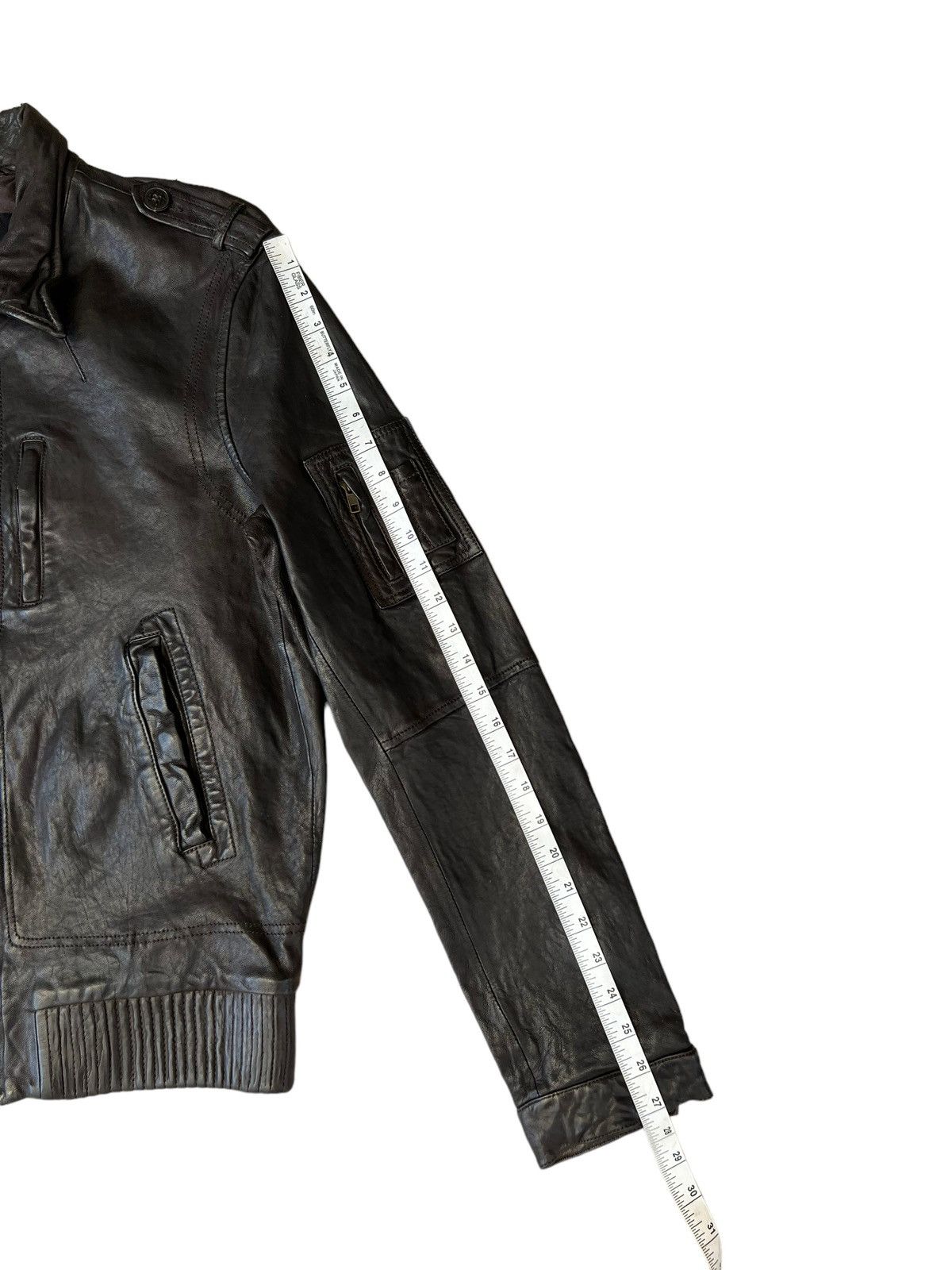 Allsaints SS 08 AllSaints Spitalfields Patina Leather Snitch Jacket Size US M / EU 48-50 / 2 - 4 Thumbnail