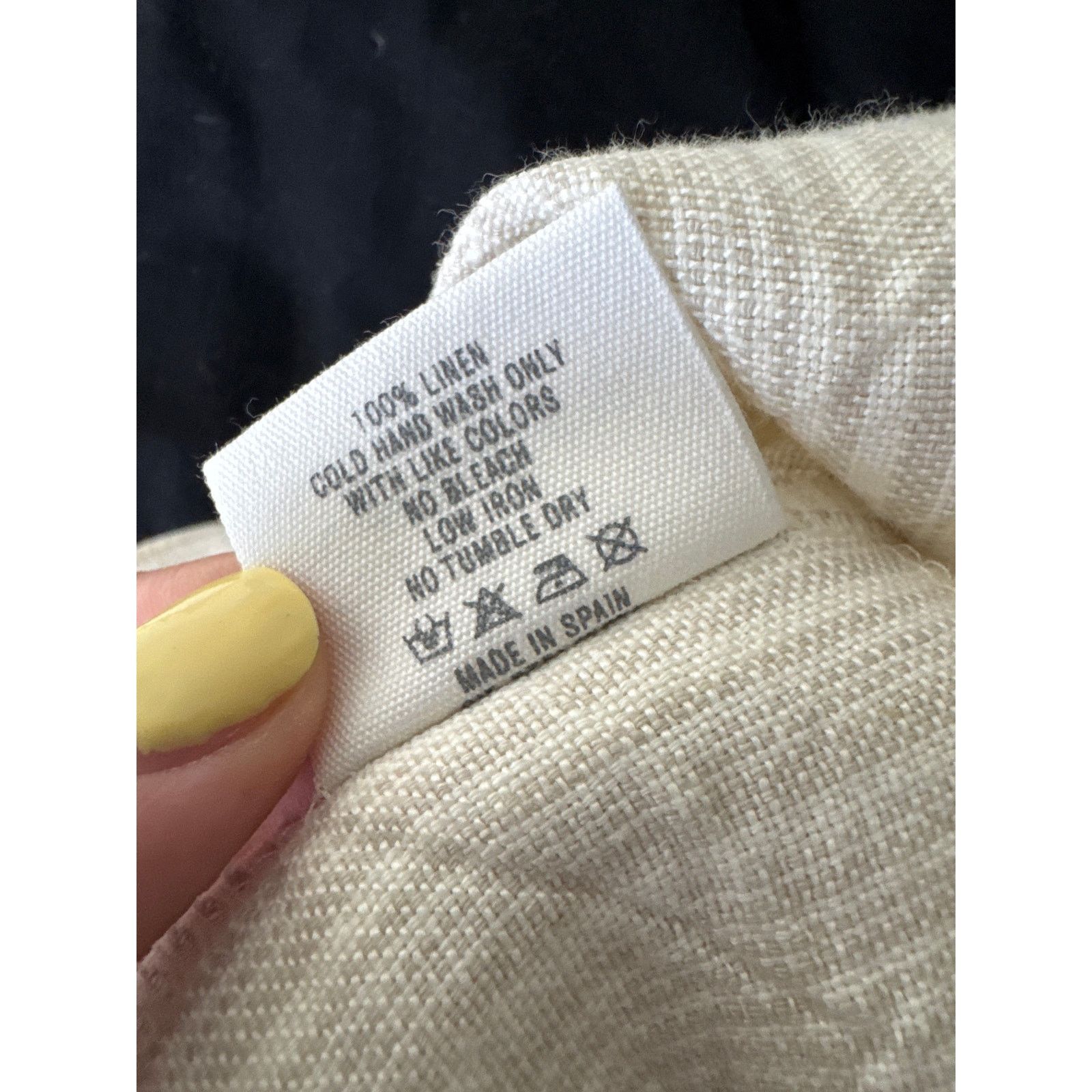 Other MOSKIDDOS 100% Linen Pull On Front Pleated Relaxed Fit Pants Size 30" / US 8 / IT 44 - 8 Thumbnail