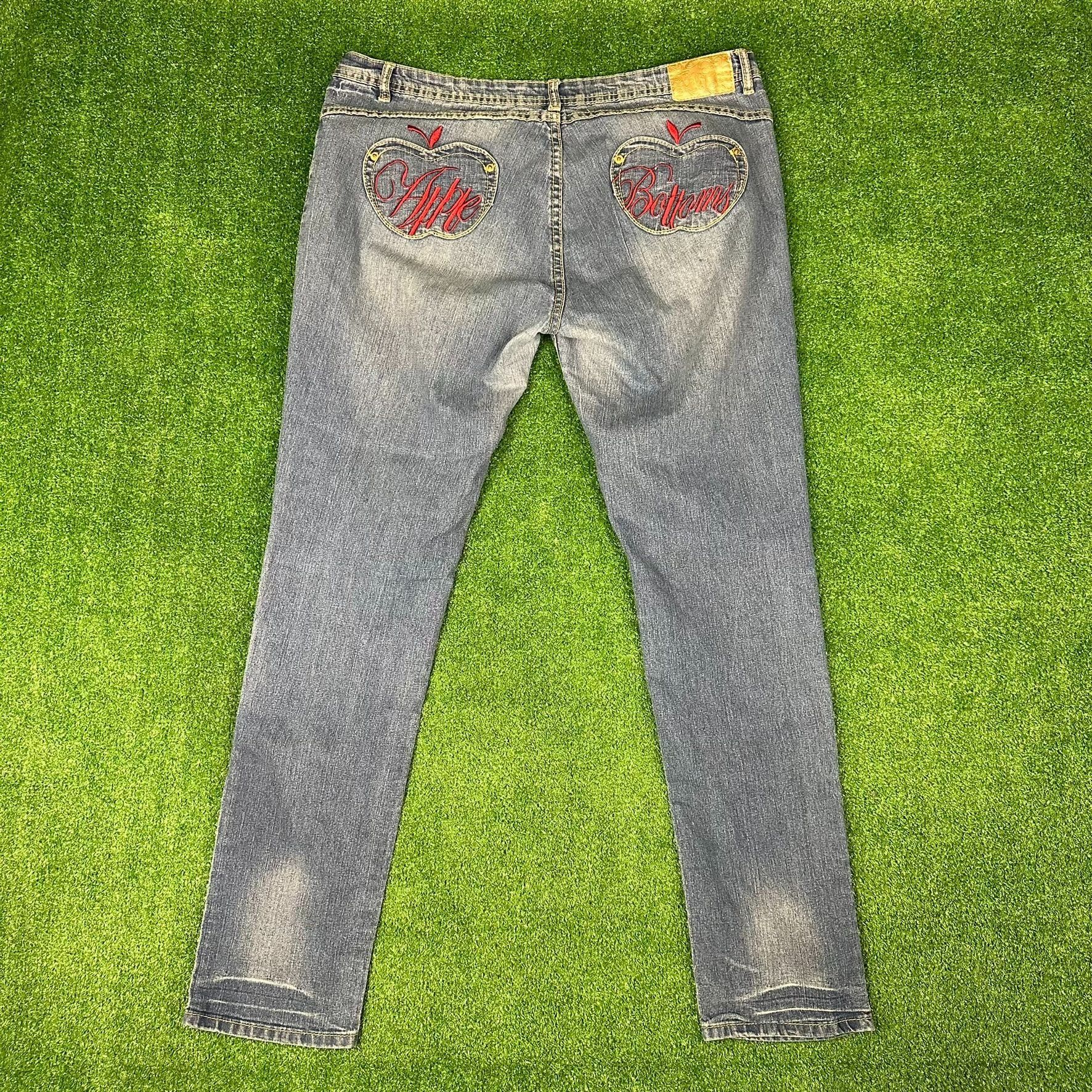 Vintage Y2k Apple Bottom Jeans By Nellie Vintage Women Size 15-16 De |  Grailed