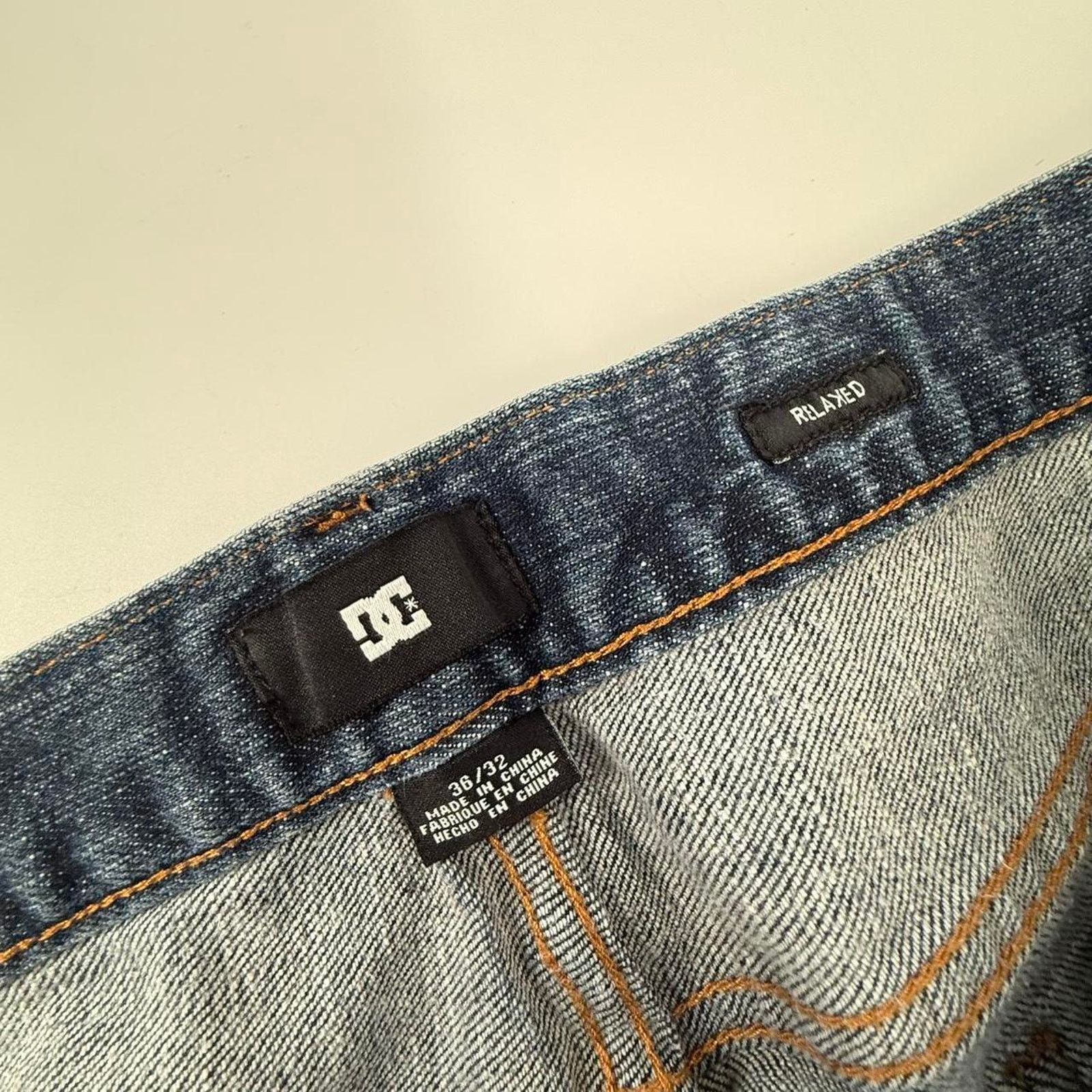 DC Y2k dc skate dark wash skate jeans Size US 35 - 3 Thumbnail