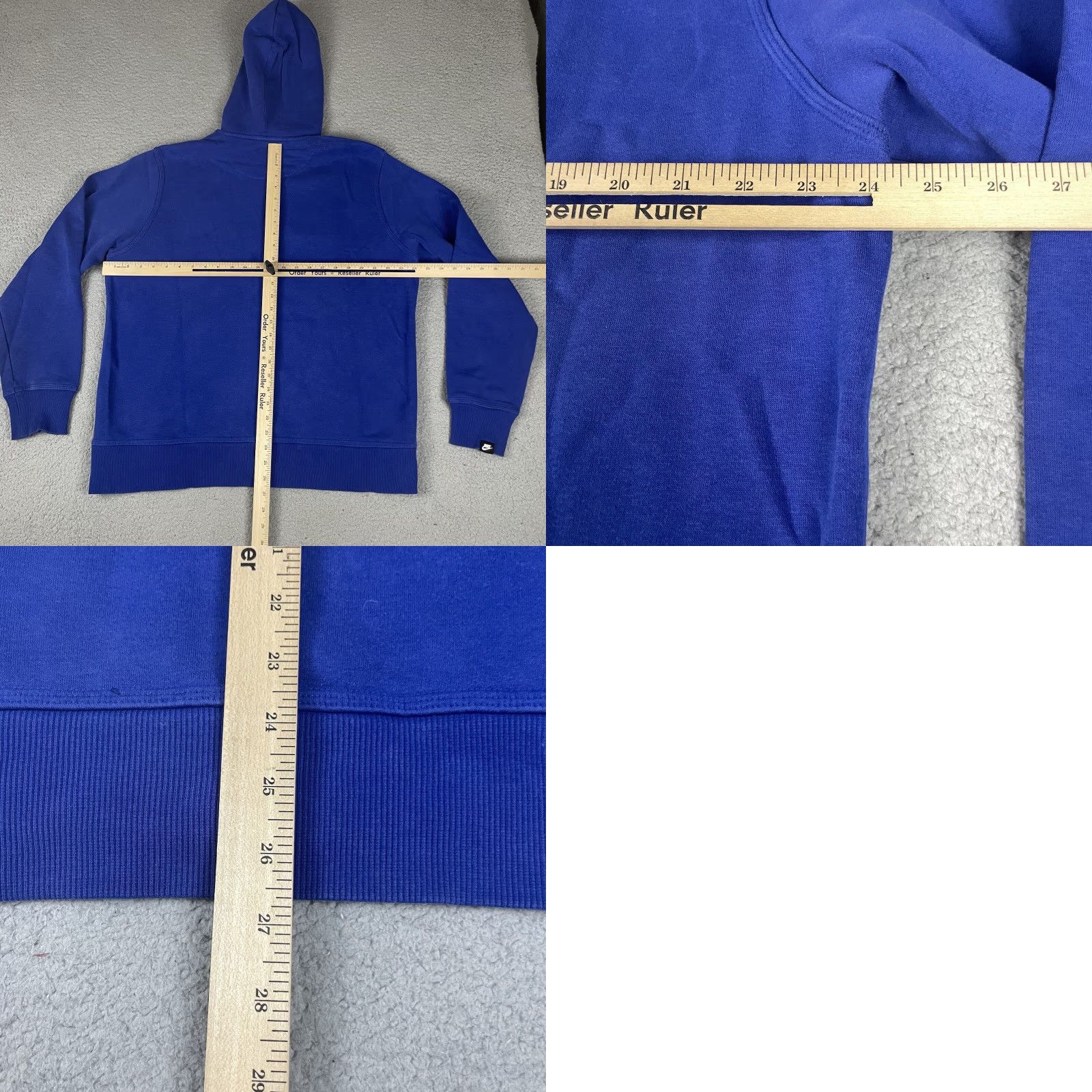 Nike VINTAGE Nike Sweatshirt Mens XL Blue Swoosh Embroidered Rare Essential Workout Zip Up Size US XL / EU 56 / 4 - 8 Thumbnail