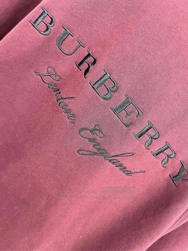 Burberry Burberry Wine Red Cotton Women's Cardigan. Size S / US 4 / IT 40 - 3 Thumbnail