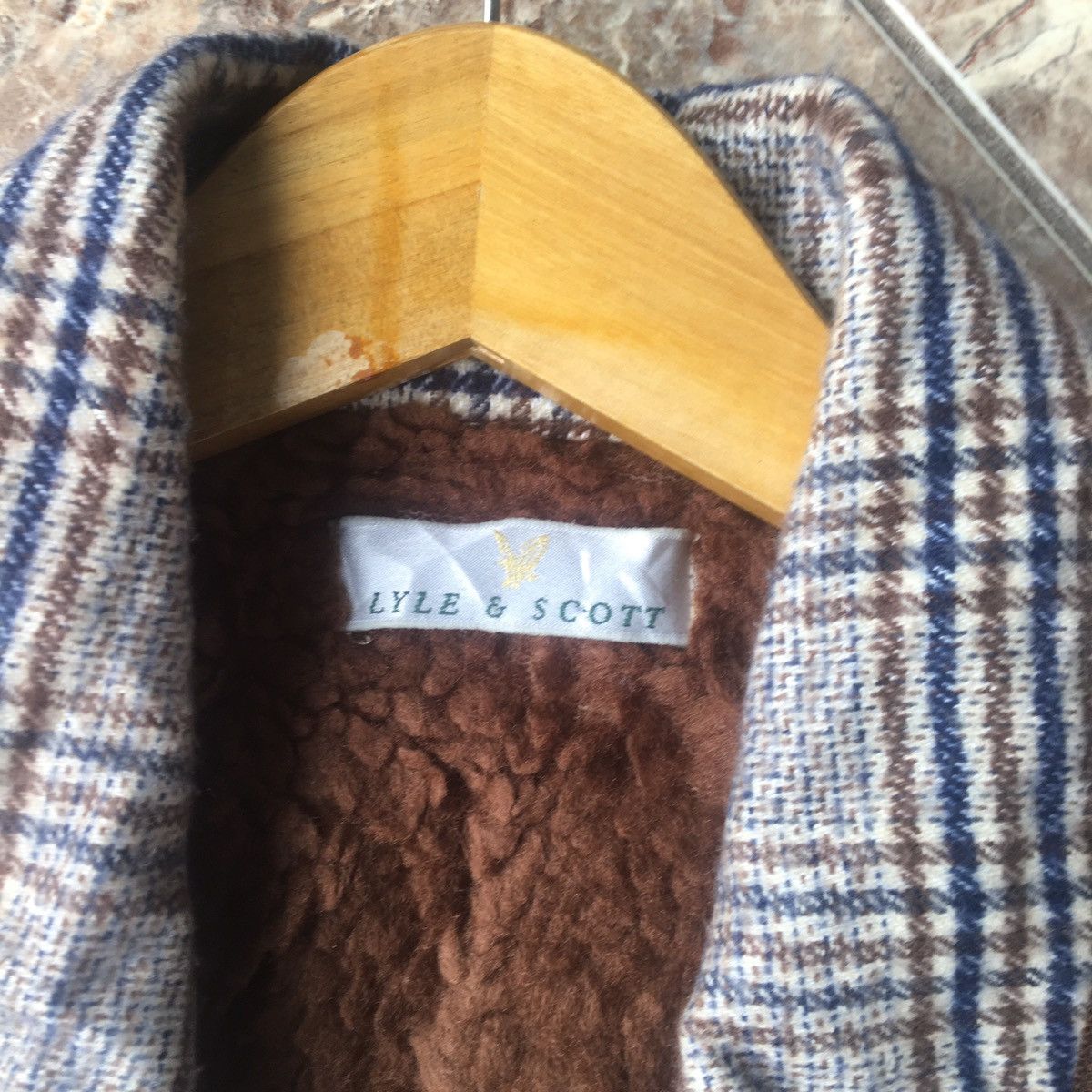 Lyle & Scott × Vintage Vtg Lyle & scott wool sherpa vest Size US M / EU 48-50 / 2 - 4 Thumbnail