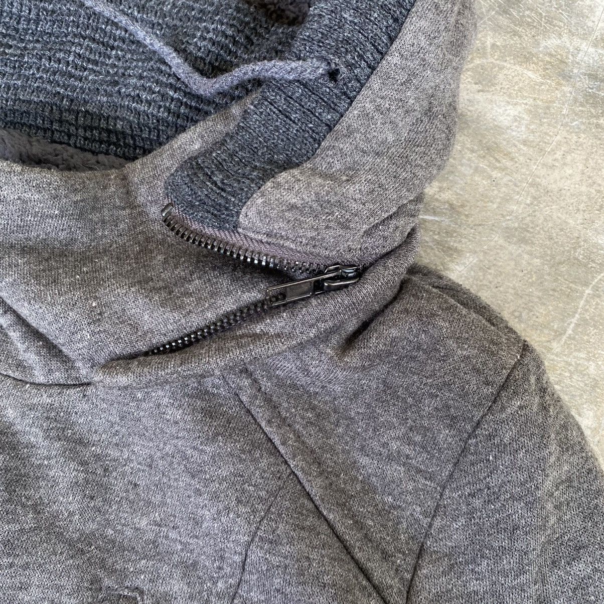 If Six Was Nine 2000s Heaven and Earth Vkei Style Big Skull Sherpa Hoodie Size US M / EU 48-50 / 2 - 5 Thumbnail