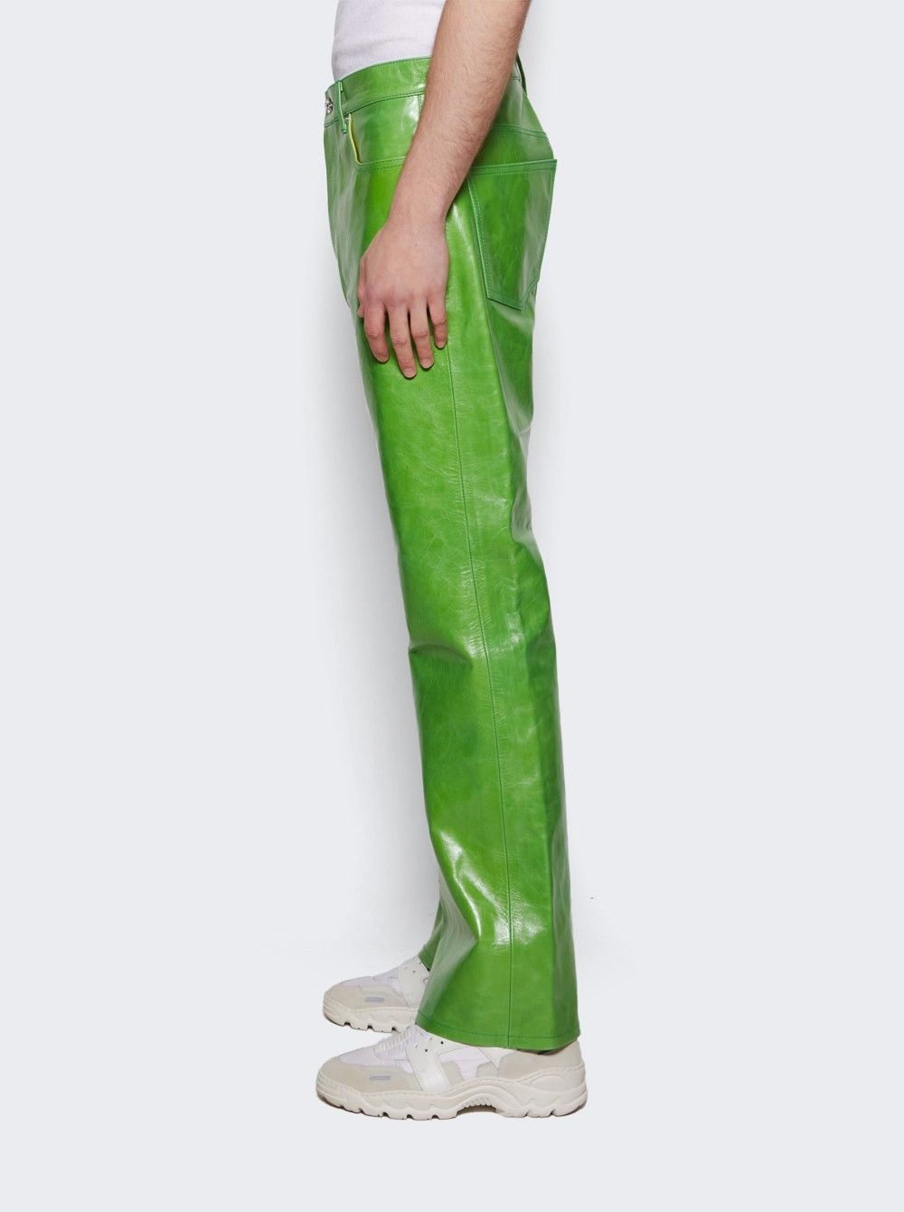 Gallery Dept. o1mle0226 Logan Flare Jeans in Apple Green Size US 30 / EU 46 - 4 Thumbnail