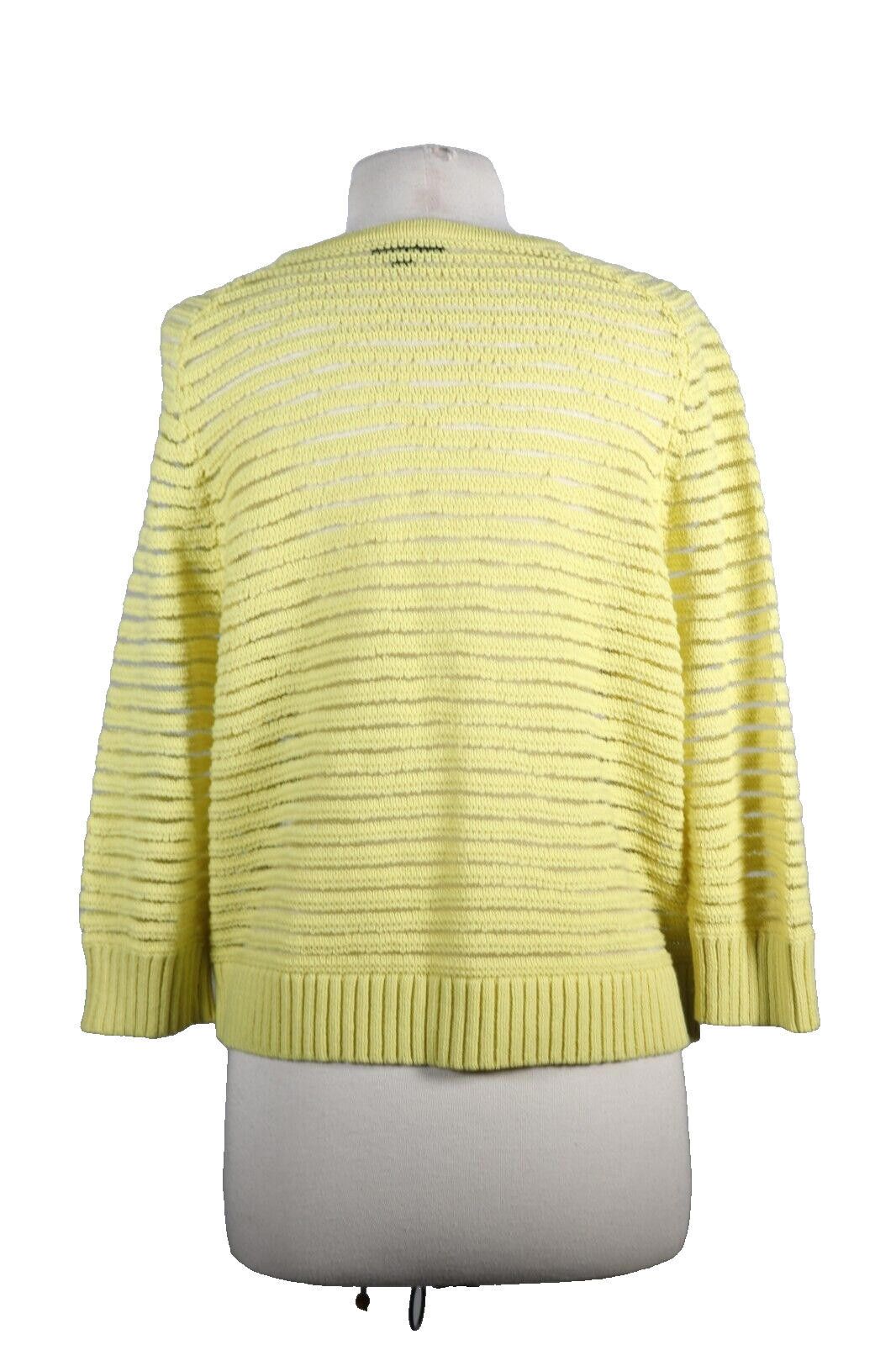 Topshop Topshop Women's US 10 Yellow Knit Pullover Sweater Shirt Top Size L / US 10 / IT 46 - 5 Thumbnail