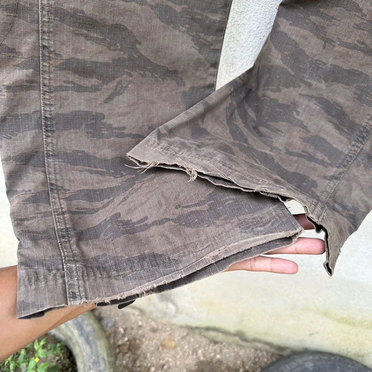 Full Count & Co. RARE‼️1990’s FULLCOUNT 💥UTILITY CAMO TALON ZIPPER LEG PANTS Size US 30 / EU 46 - 15 Thumbnail