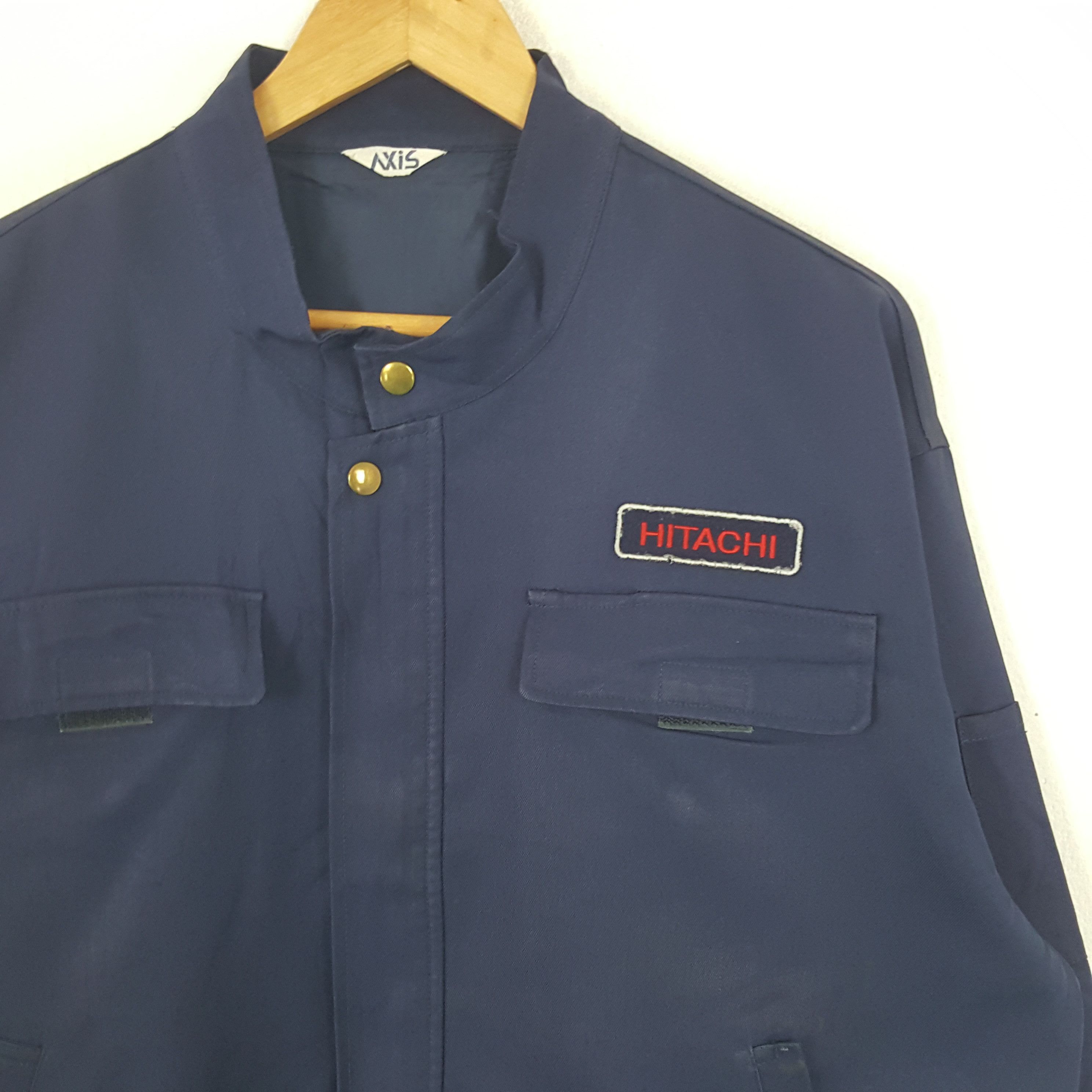 Japanese Brand × Vintage Vintage Hitachi Japanese Electronic Brand Work Jacket Size US XL / EU 56 / 4 - 2 Thumbnail