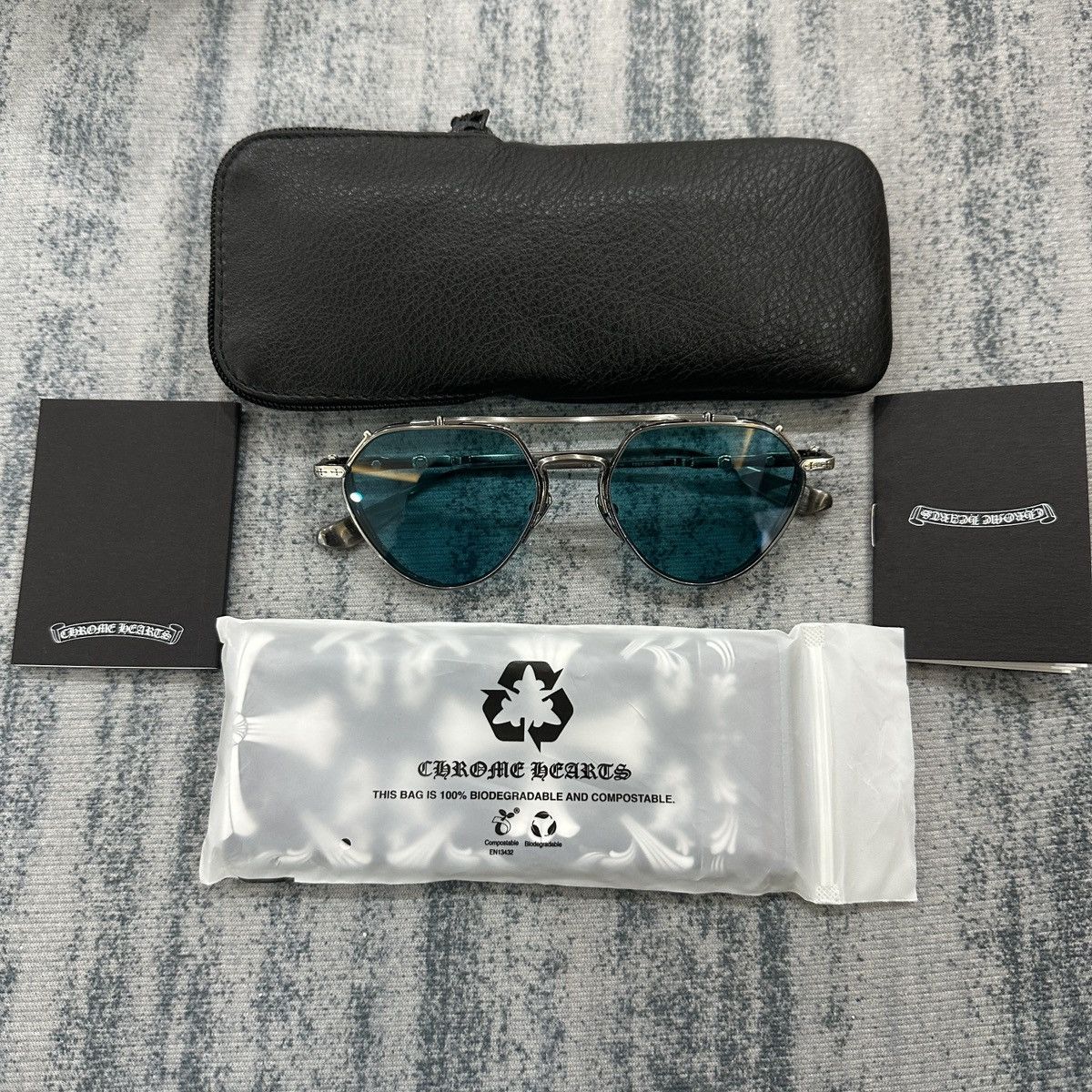 Chrome Hearts CHROME HEARTS FREE RIDE SUNGLASSES Size ONE SIZE - 3 Thumbnail