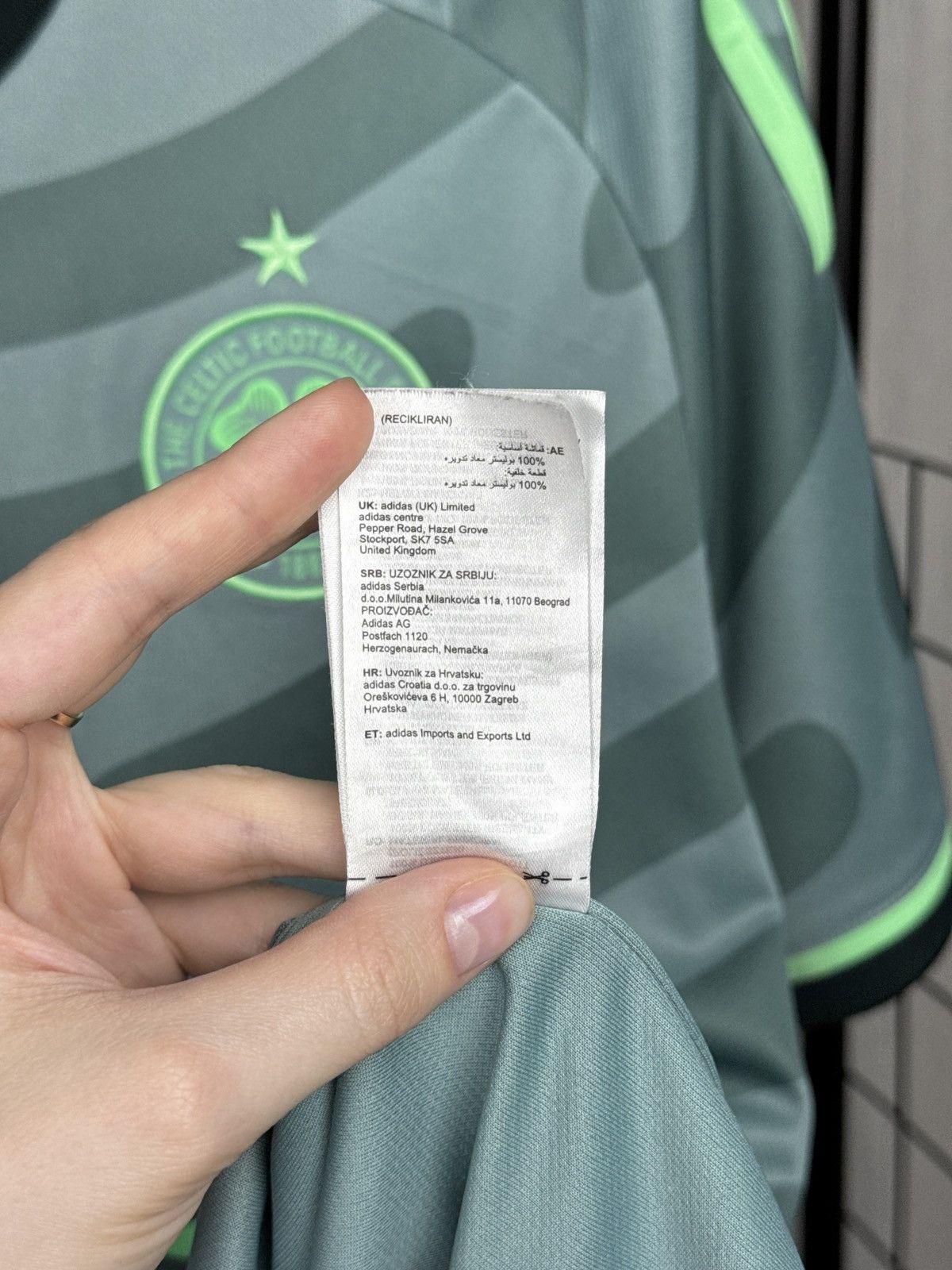 Adidas Celtic FC 2023/24 Third Football Shirt Soccer Jersey Adidas Size US XL / EU 56 / 4 - 12 Thumbnail